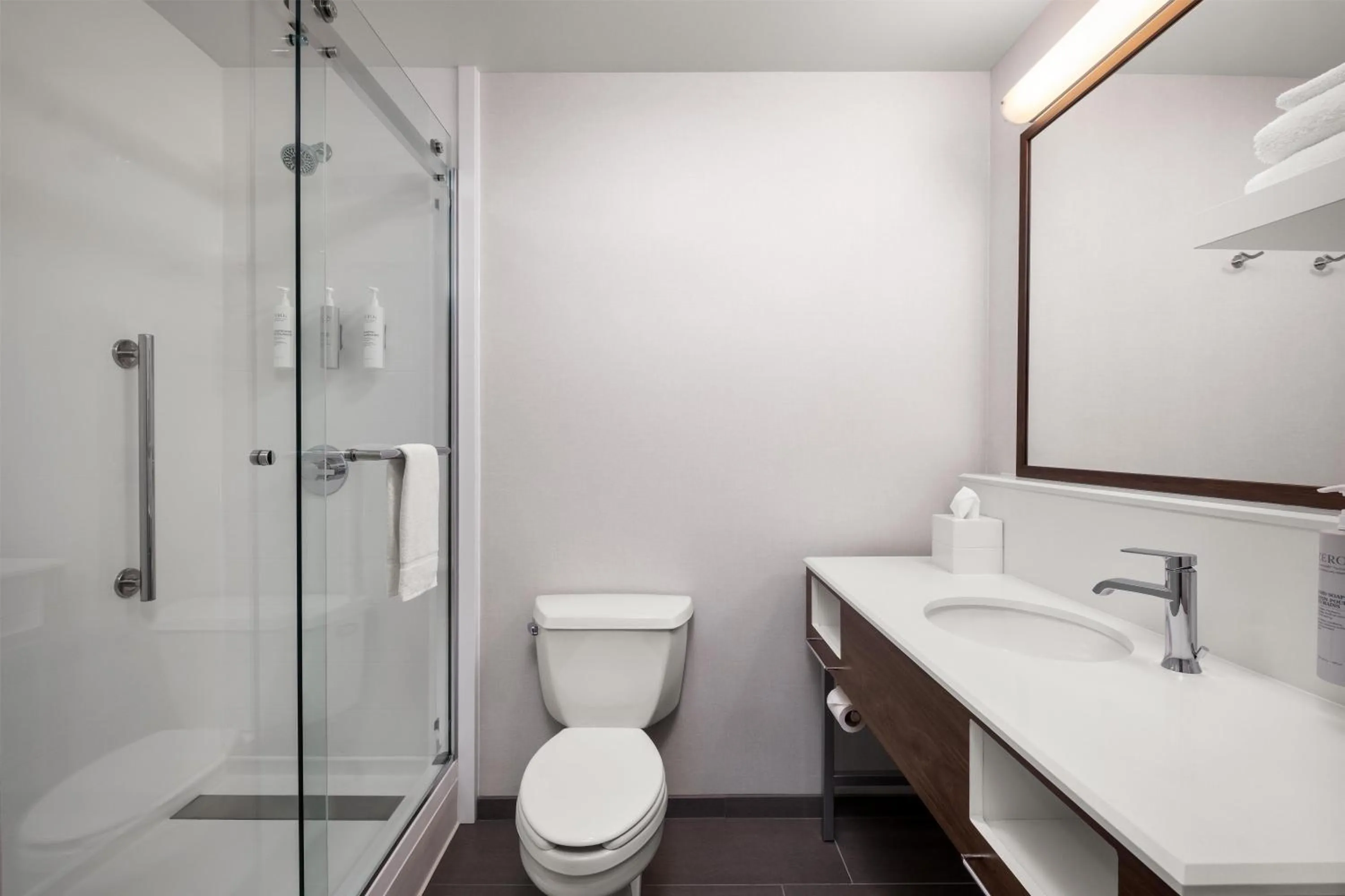 Bathroom in Hampton Inn Majestic Chicago Theatre District