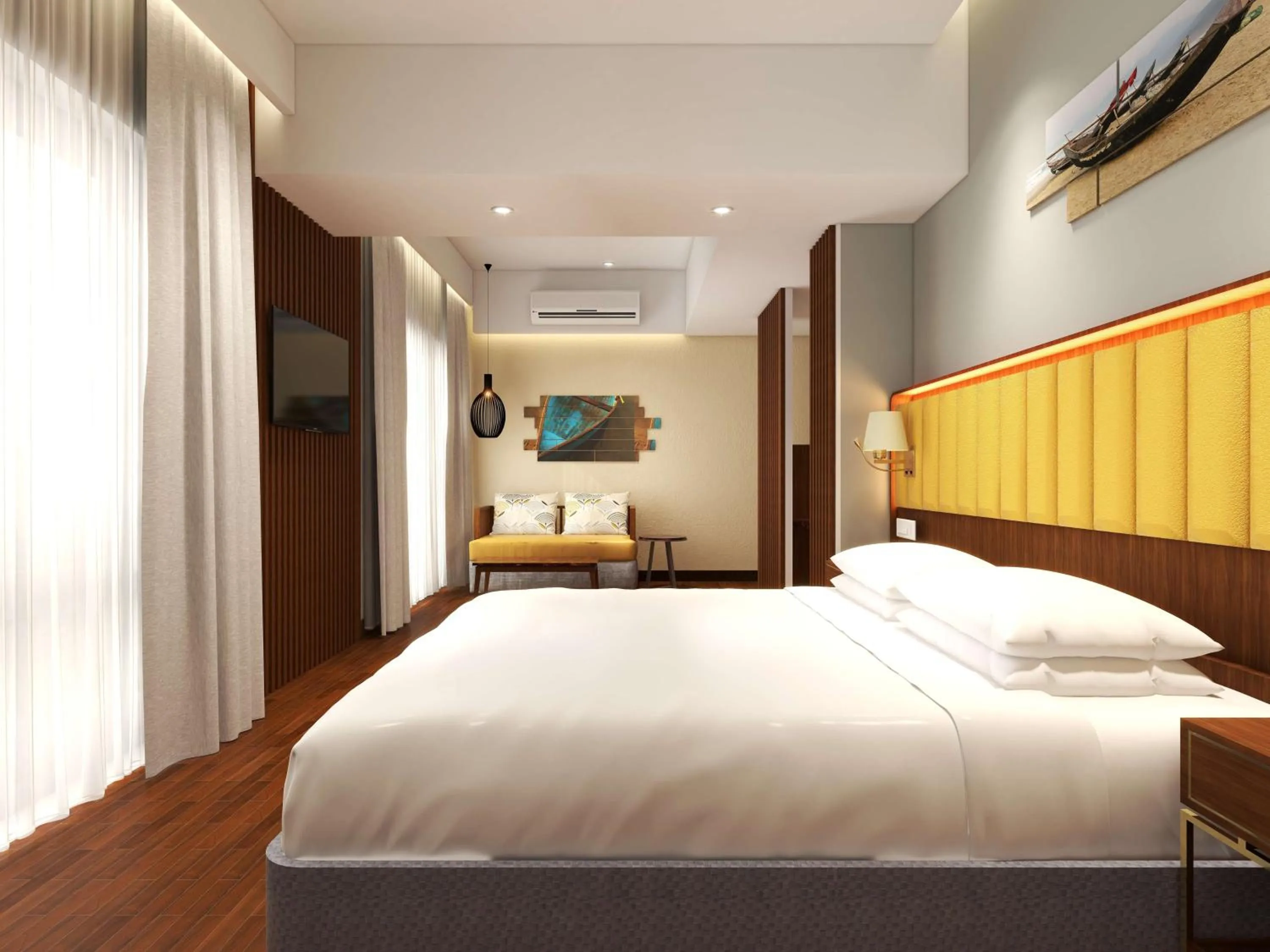 Bedroom, Bed in Park Inn by Radisson Goa Candolim