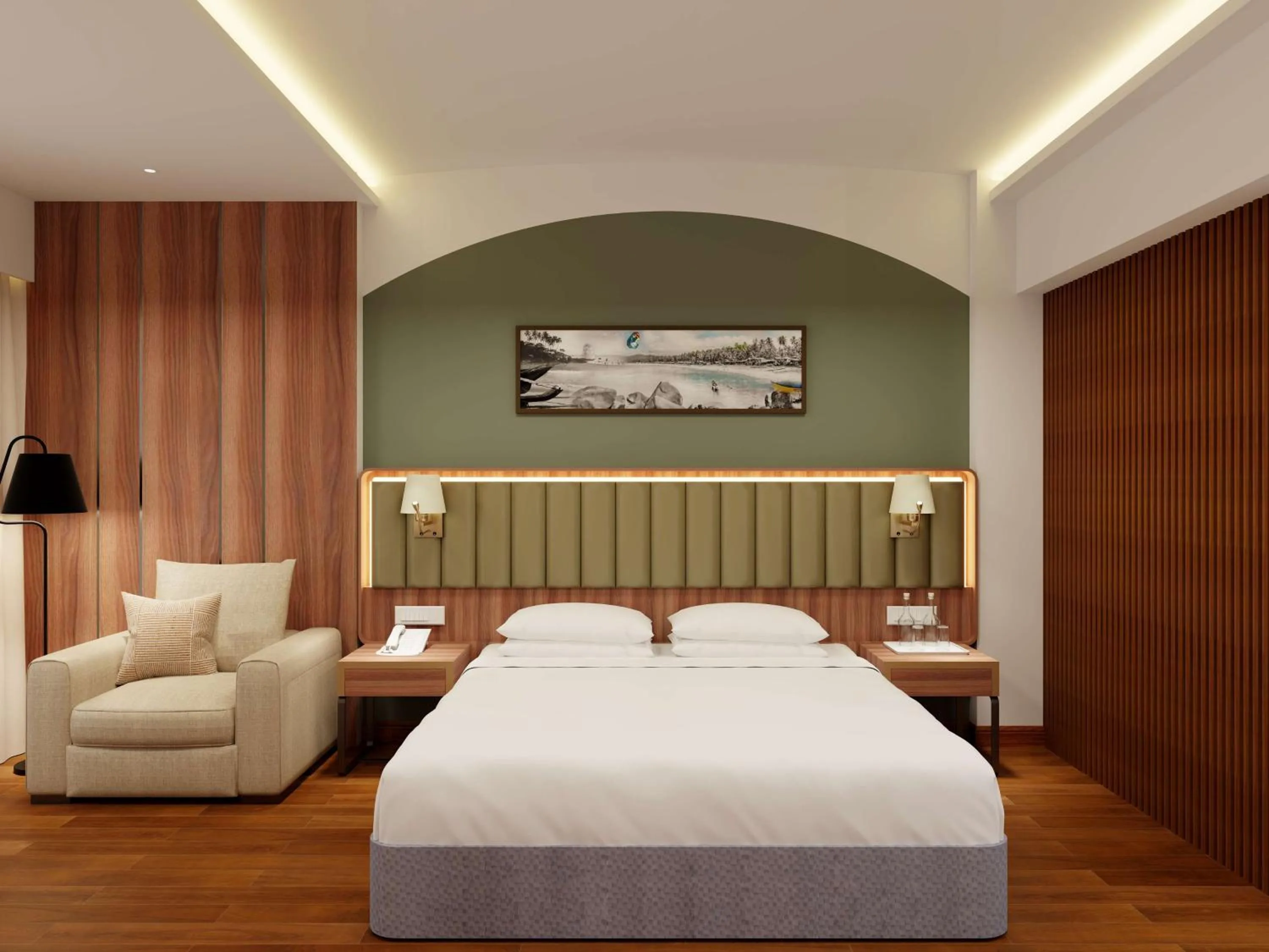 Bedroom, Bed in Park Inn by Radisson Goa Candolim