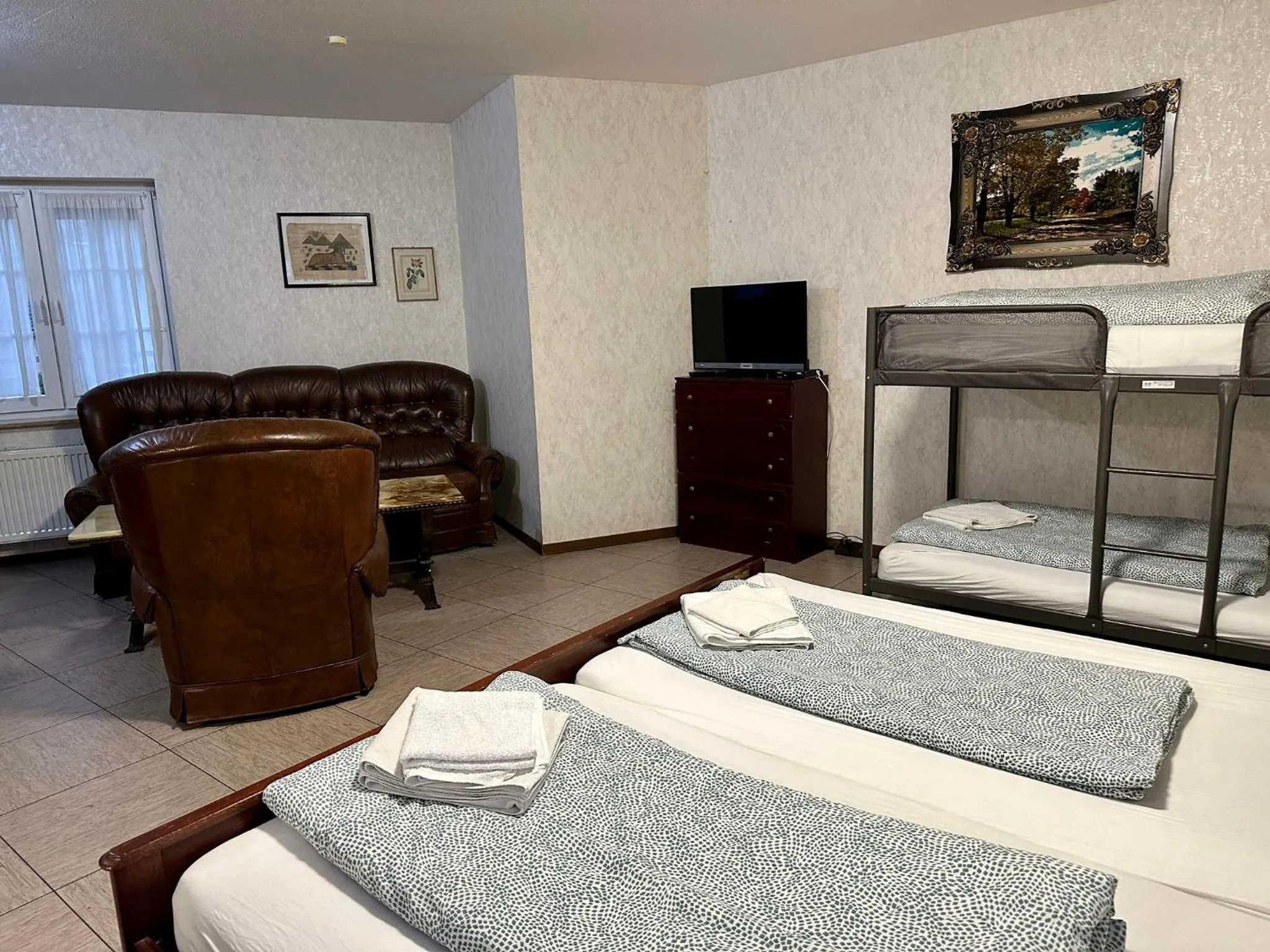 Bed in Hotel Landhaus Köln