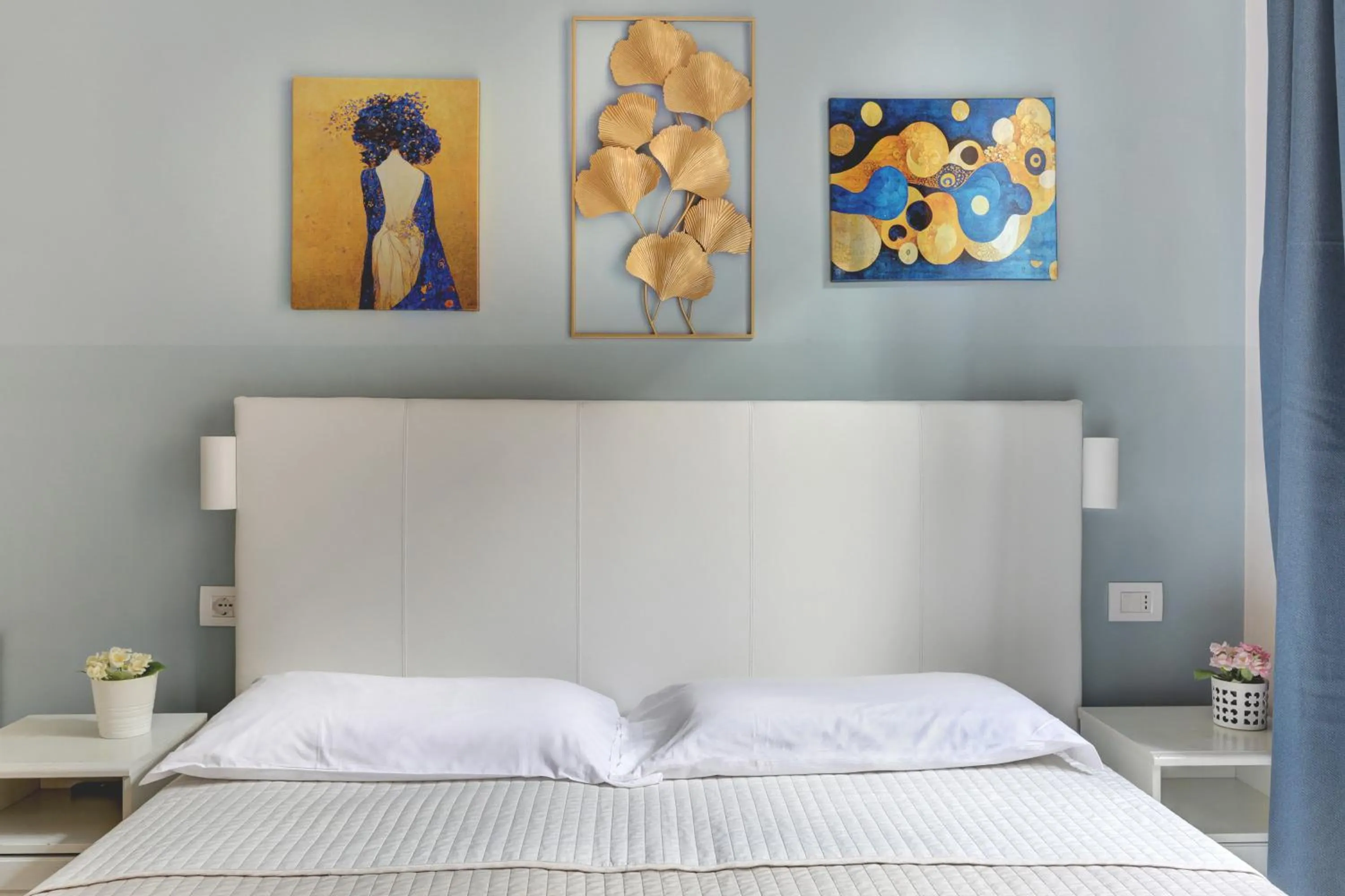 Bed in Claudia House Roma Termini