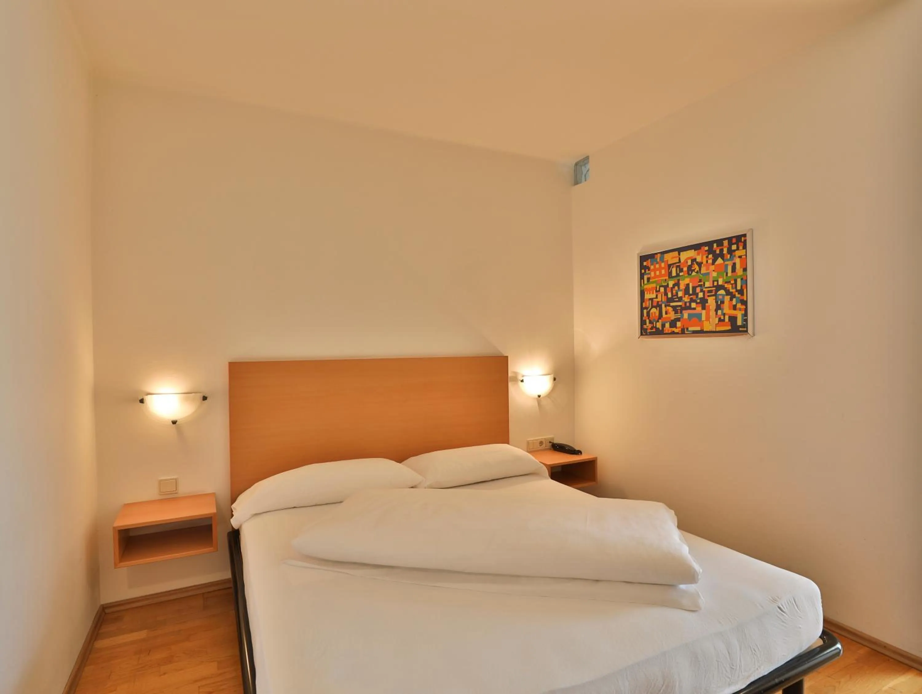 Bed in Hotel Sparerhof