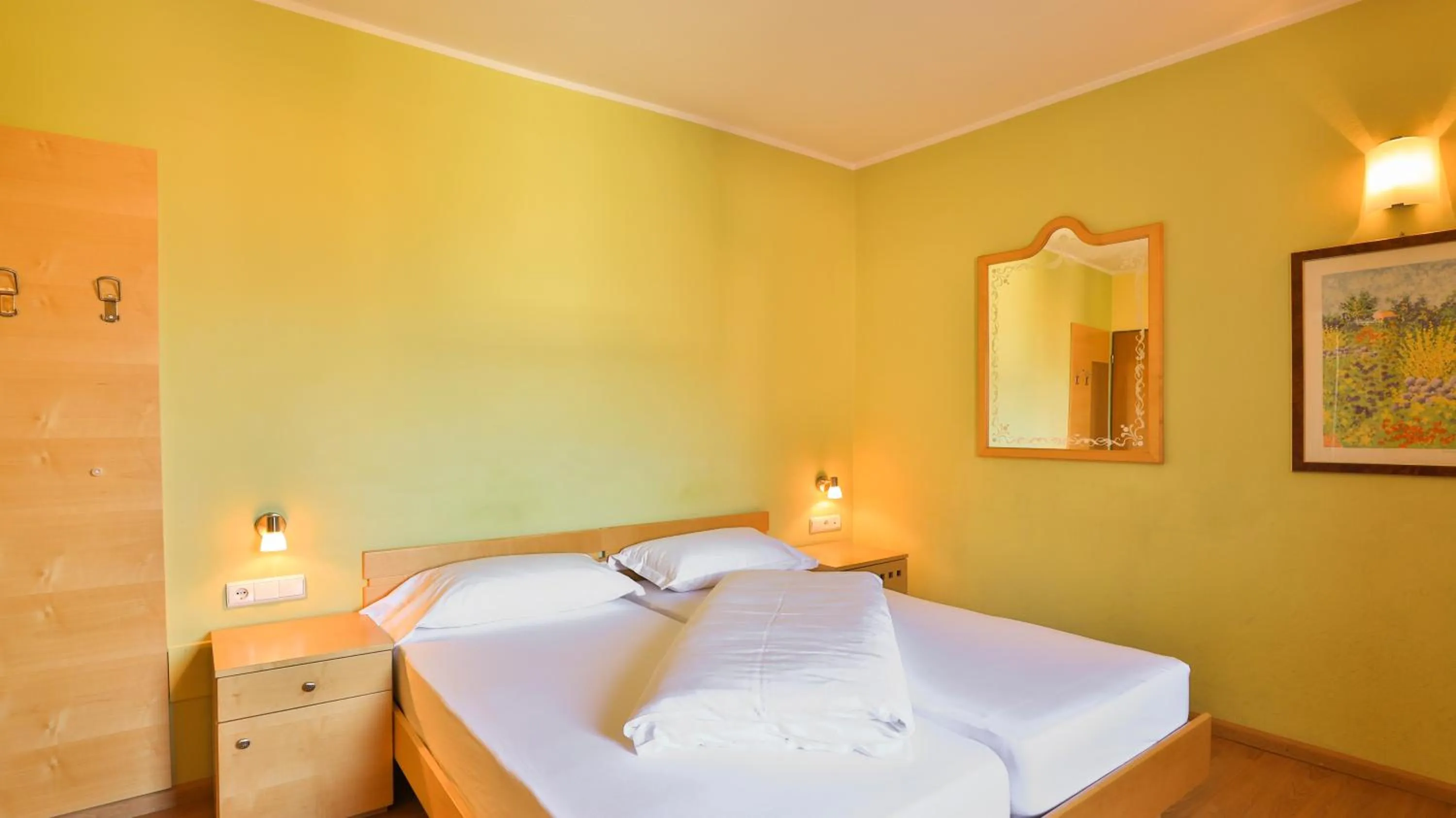 Bed in Hotel Sparerhof