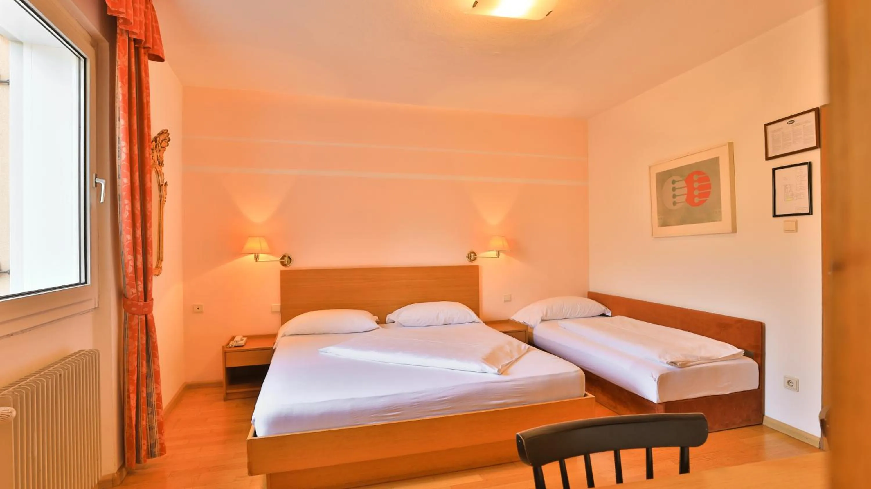 Bed in Hotel Sparerhof