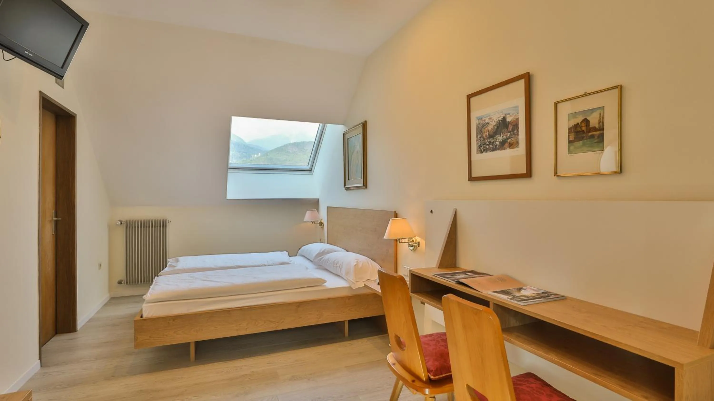 Bed in Hotel Sparerhof