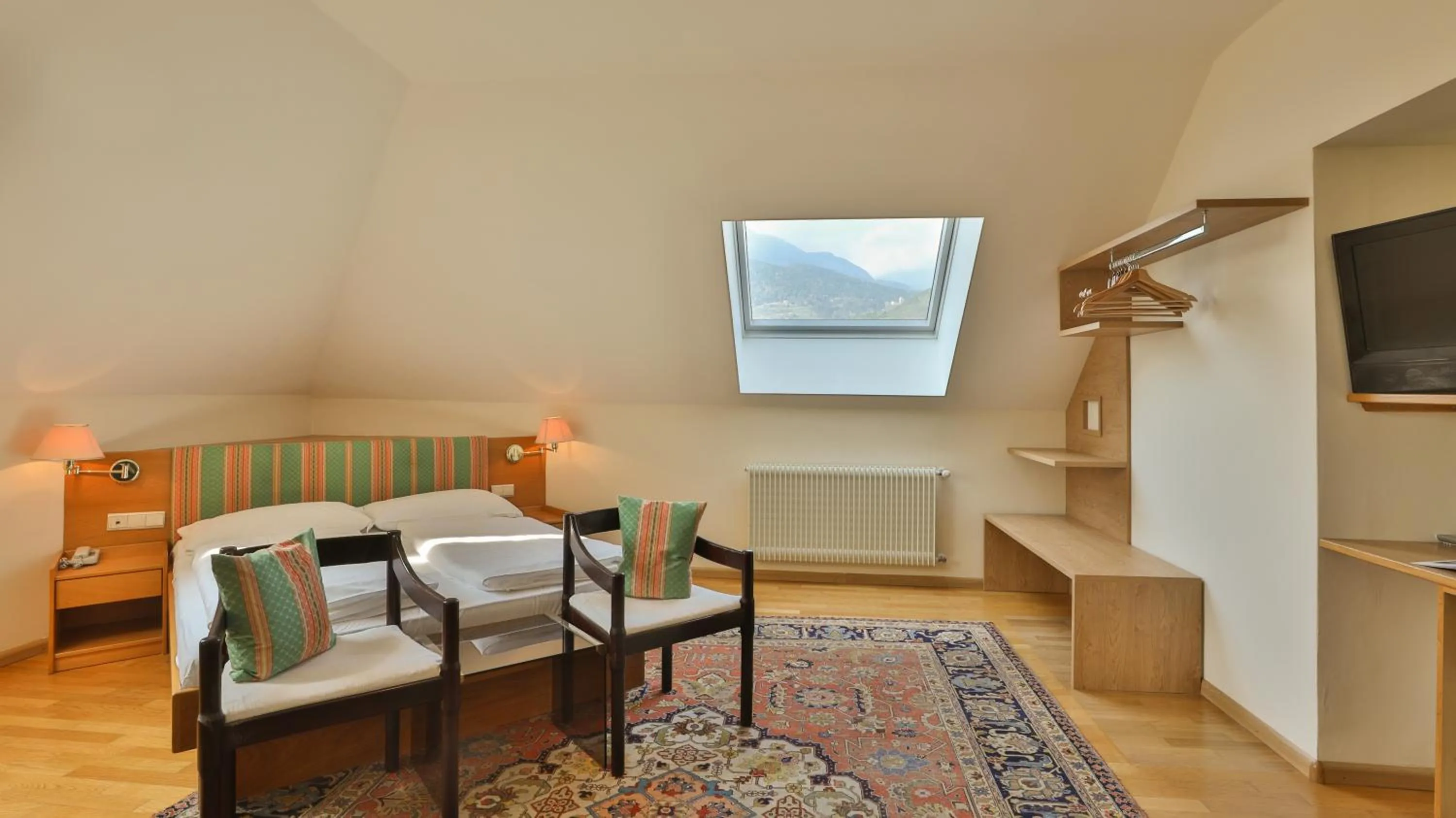 Bed in Hotel Sparerhof