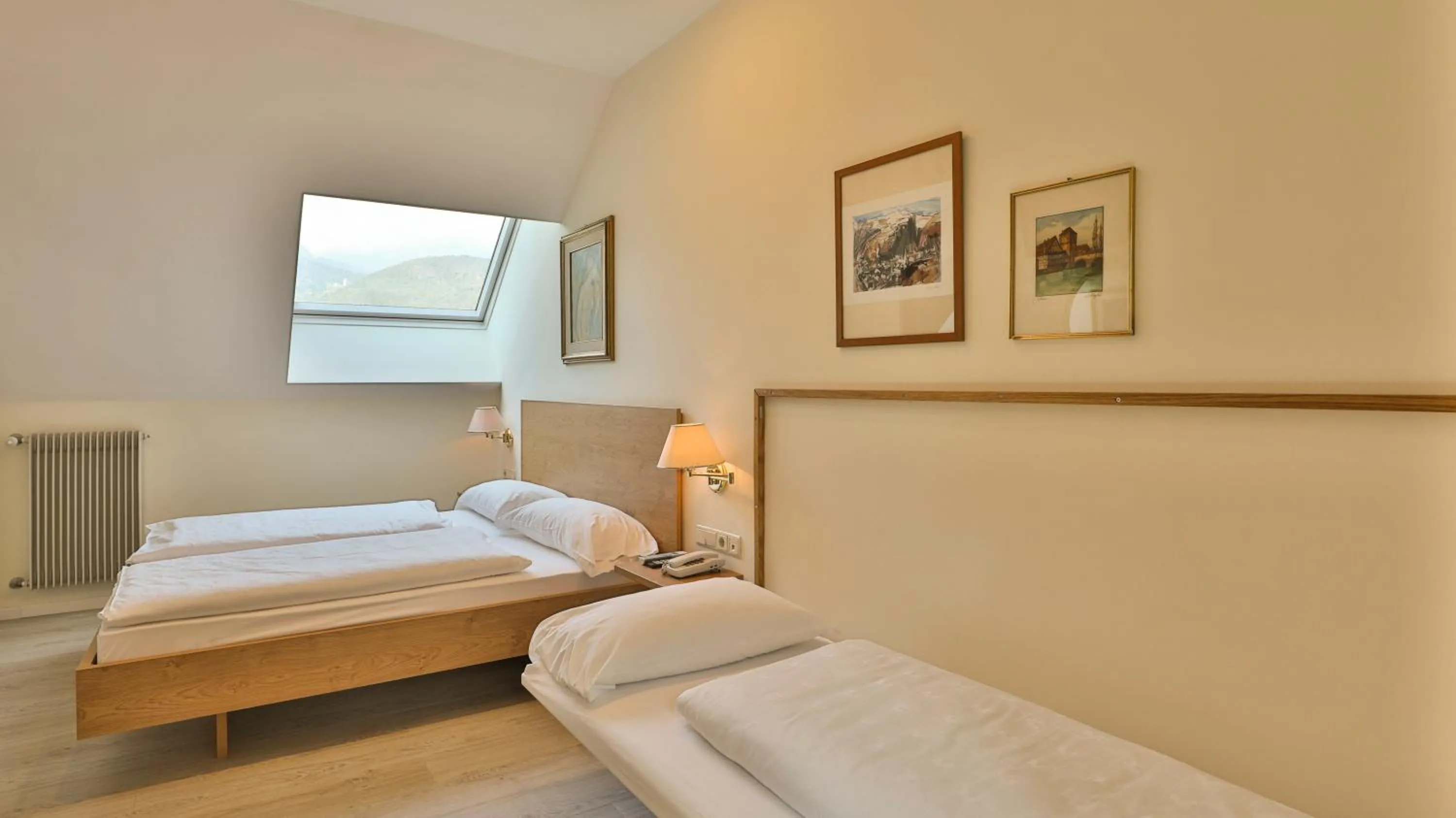 Bed in Hotel Sparerhof