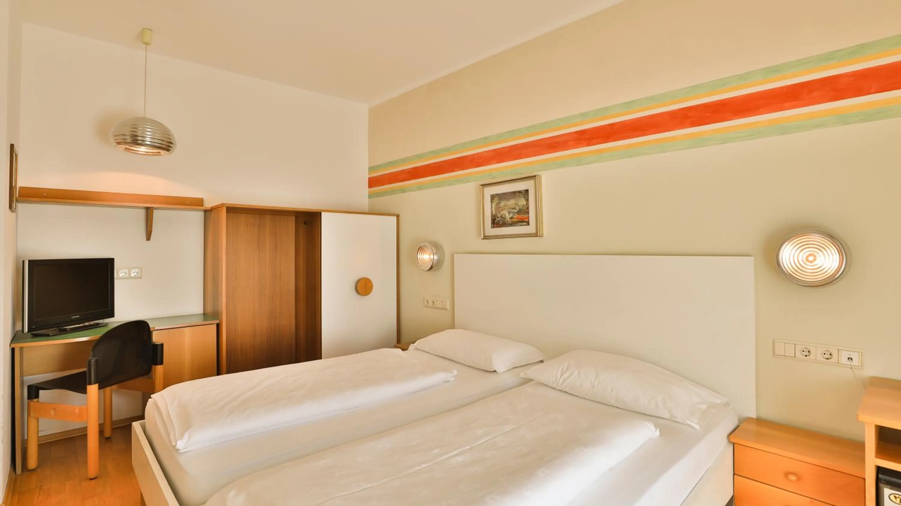 Bed in Hotel Sparerhof