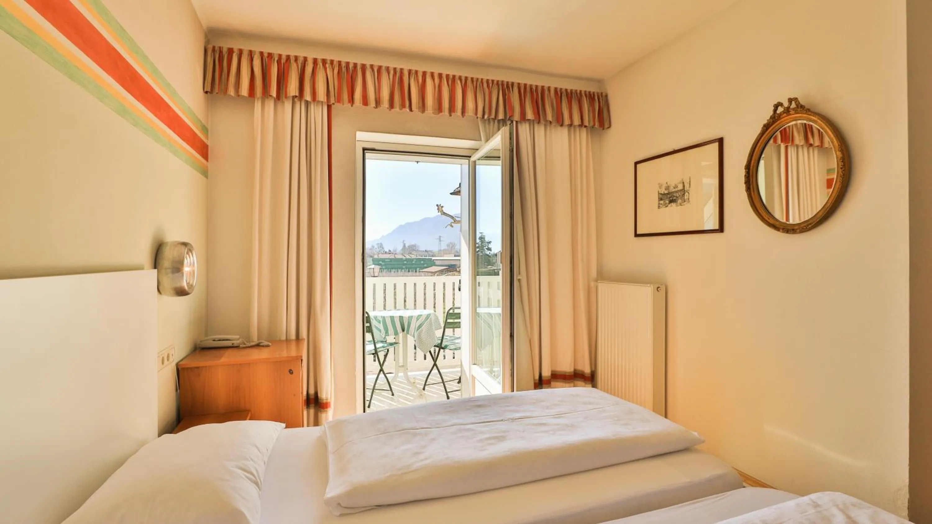 Bed in Hotel Sparerhof