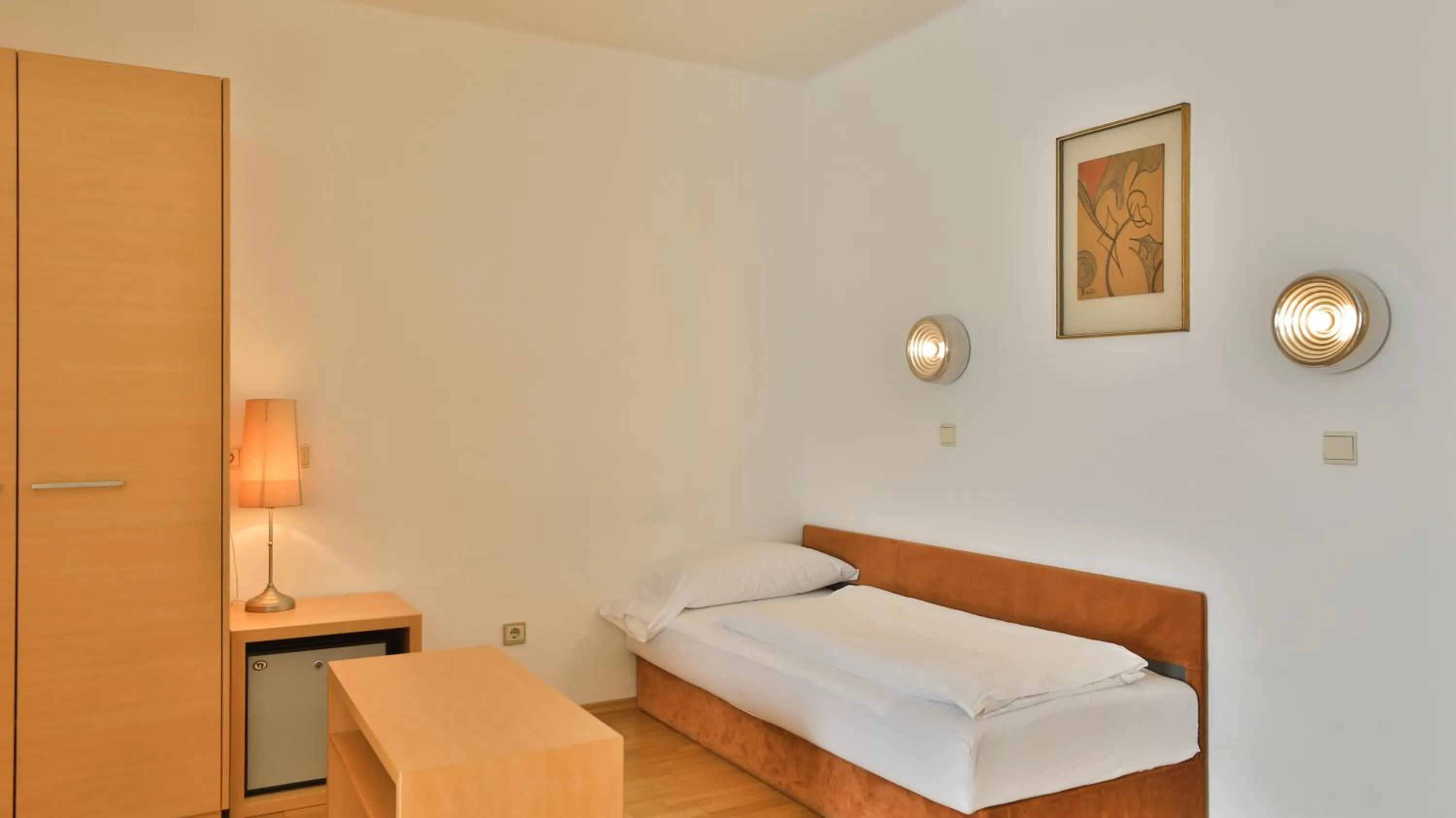 Bed in Hotel Sparerhof