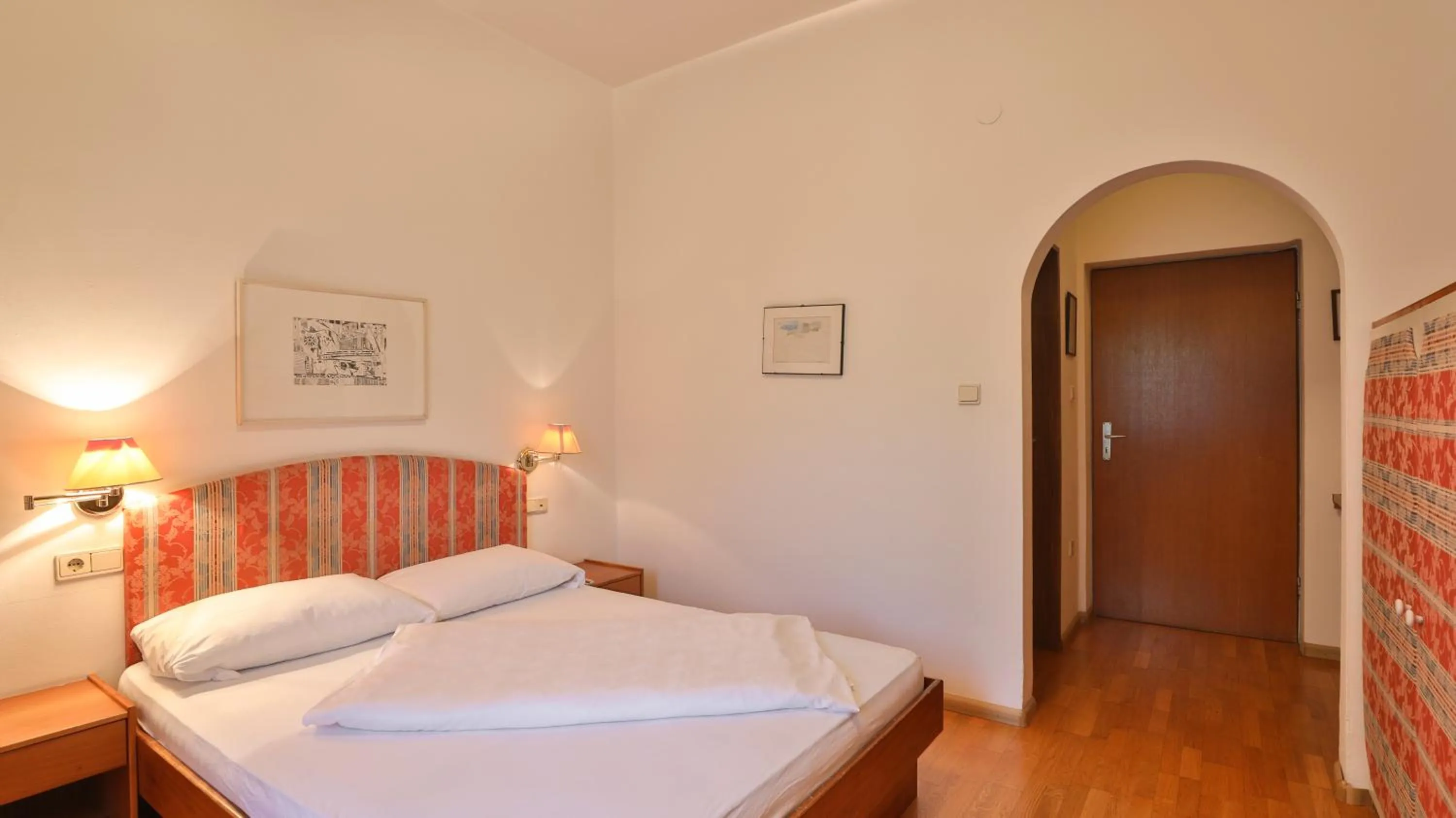 Bed in Hotel Sparerhof