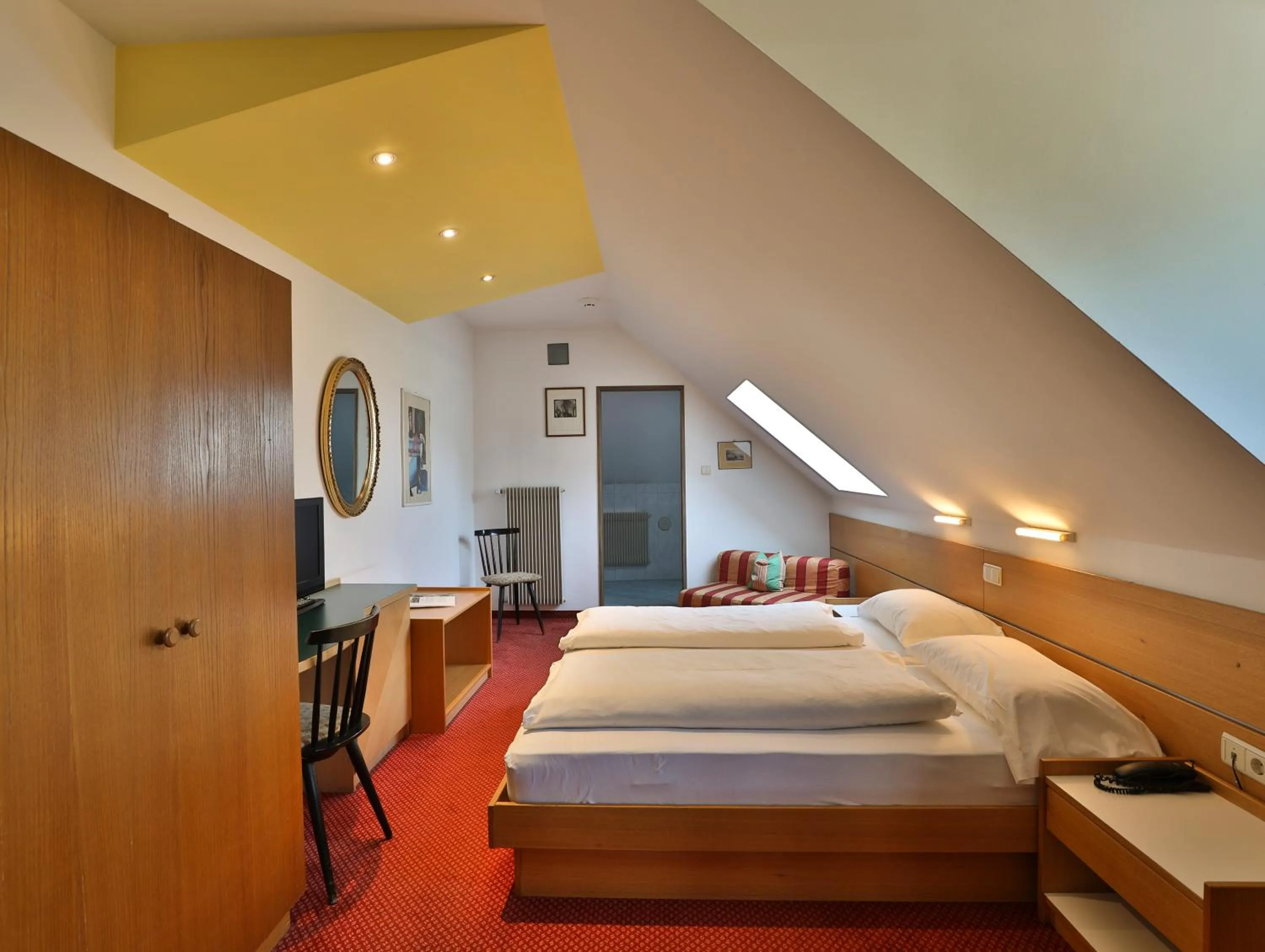 Bed in Hotel Sparerhof