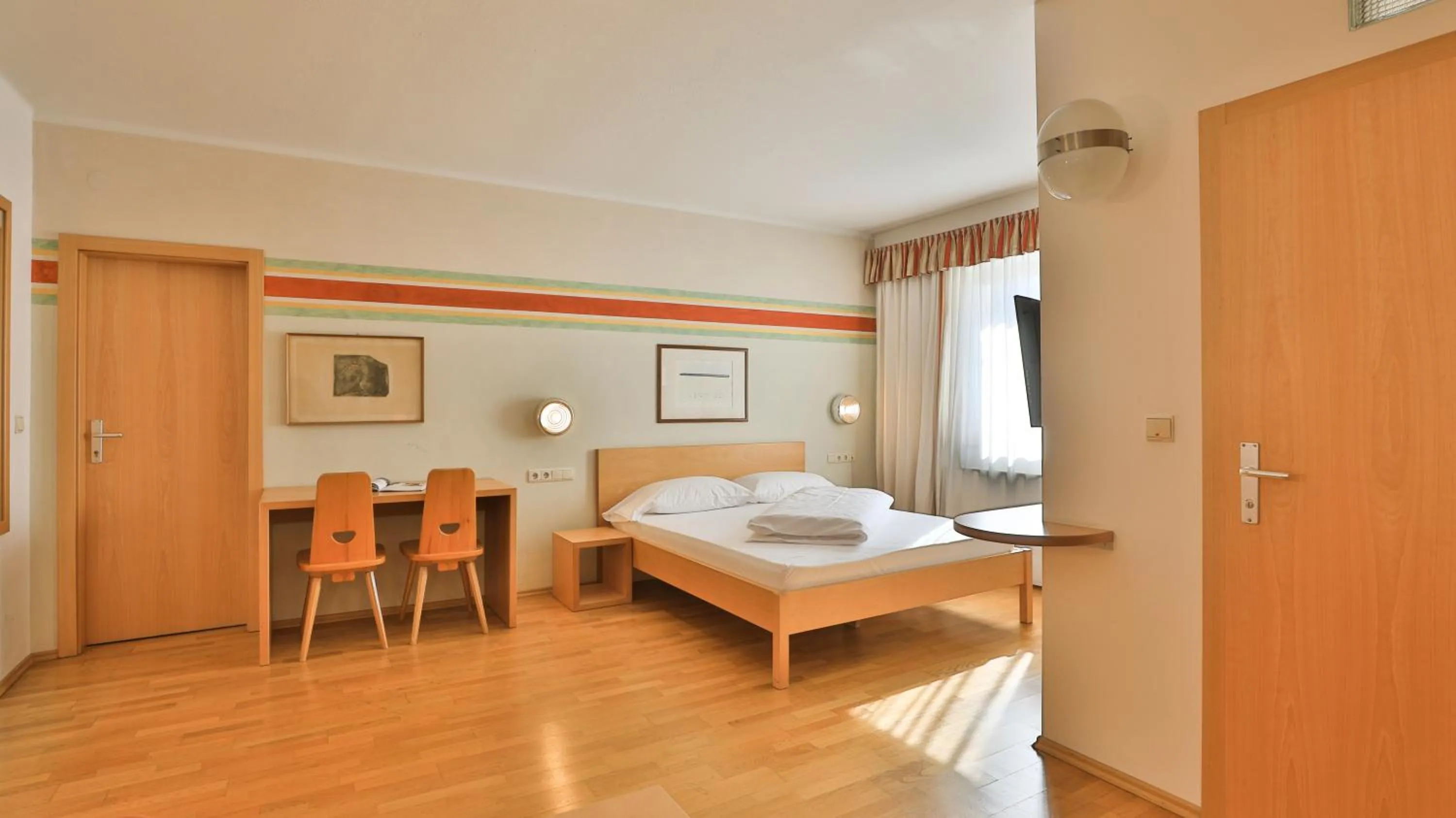 Bed in Hotel Sparerhof