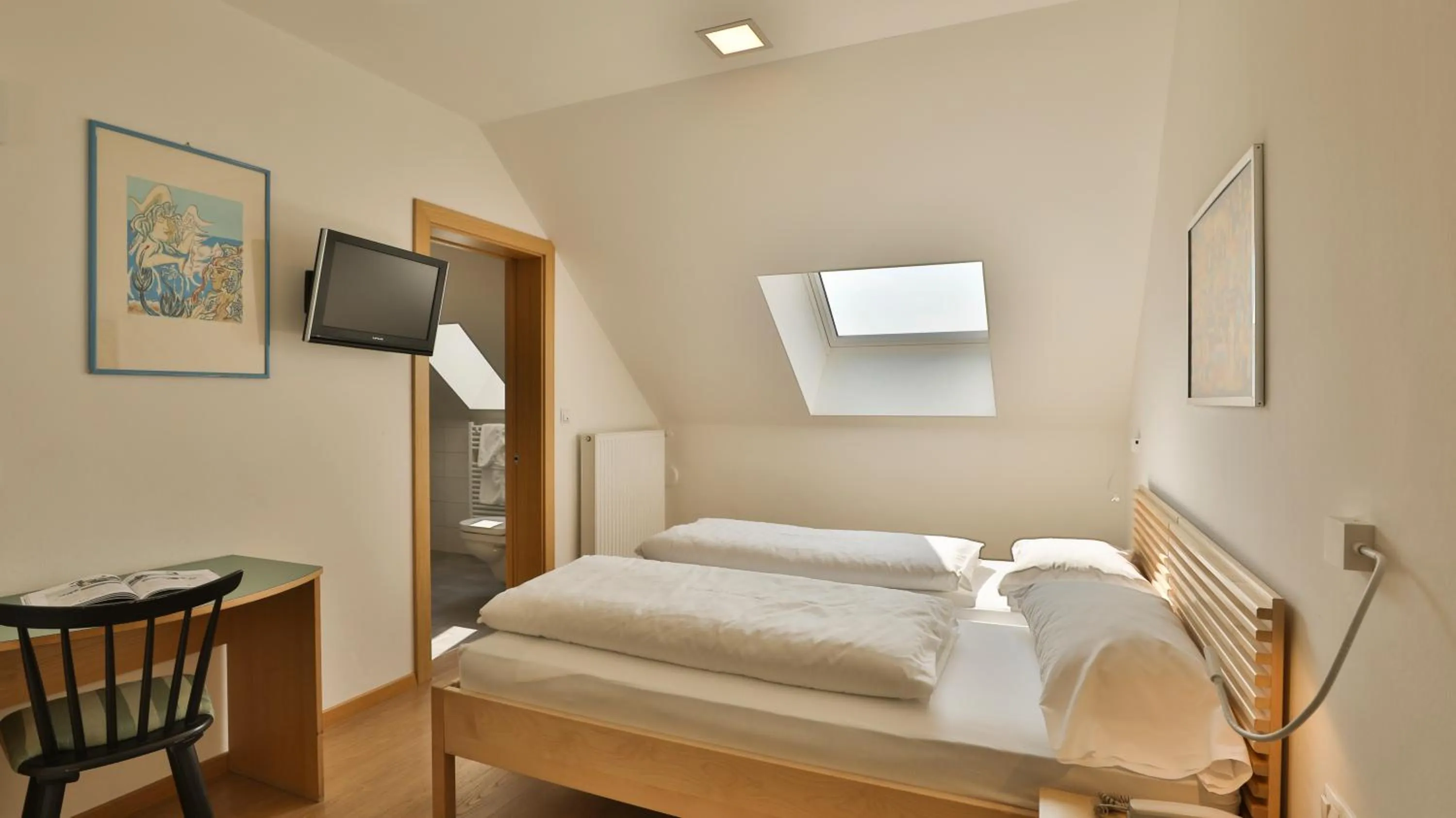 Bed in Hotel Sparerhof