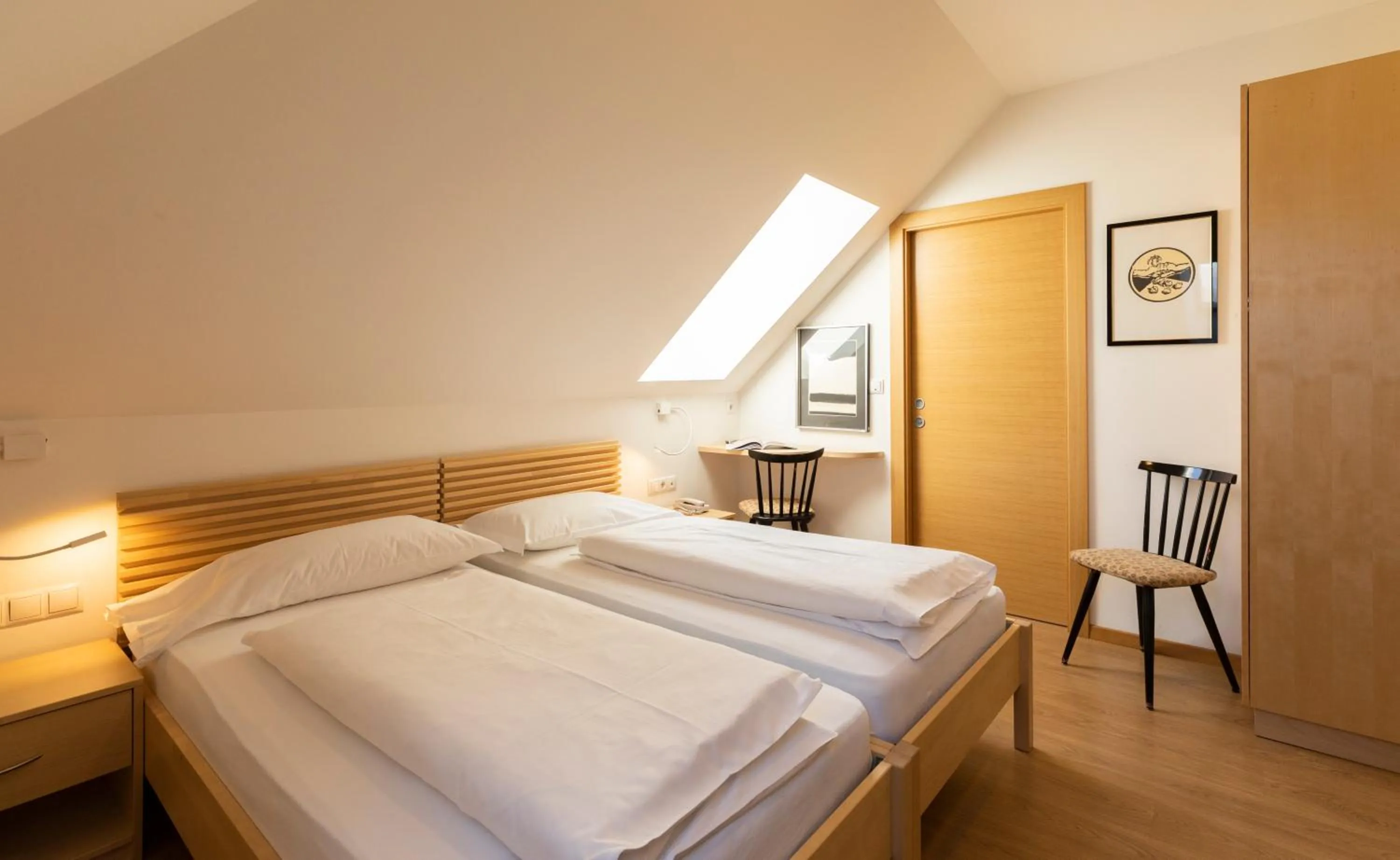 Bed in Hotel Sparerhof