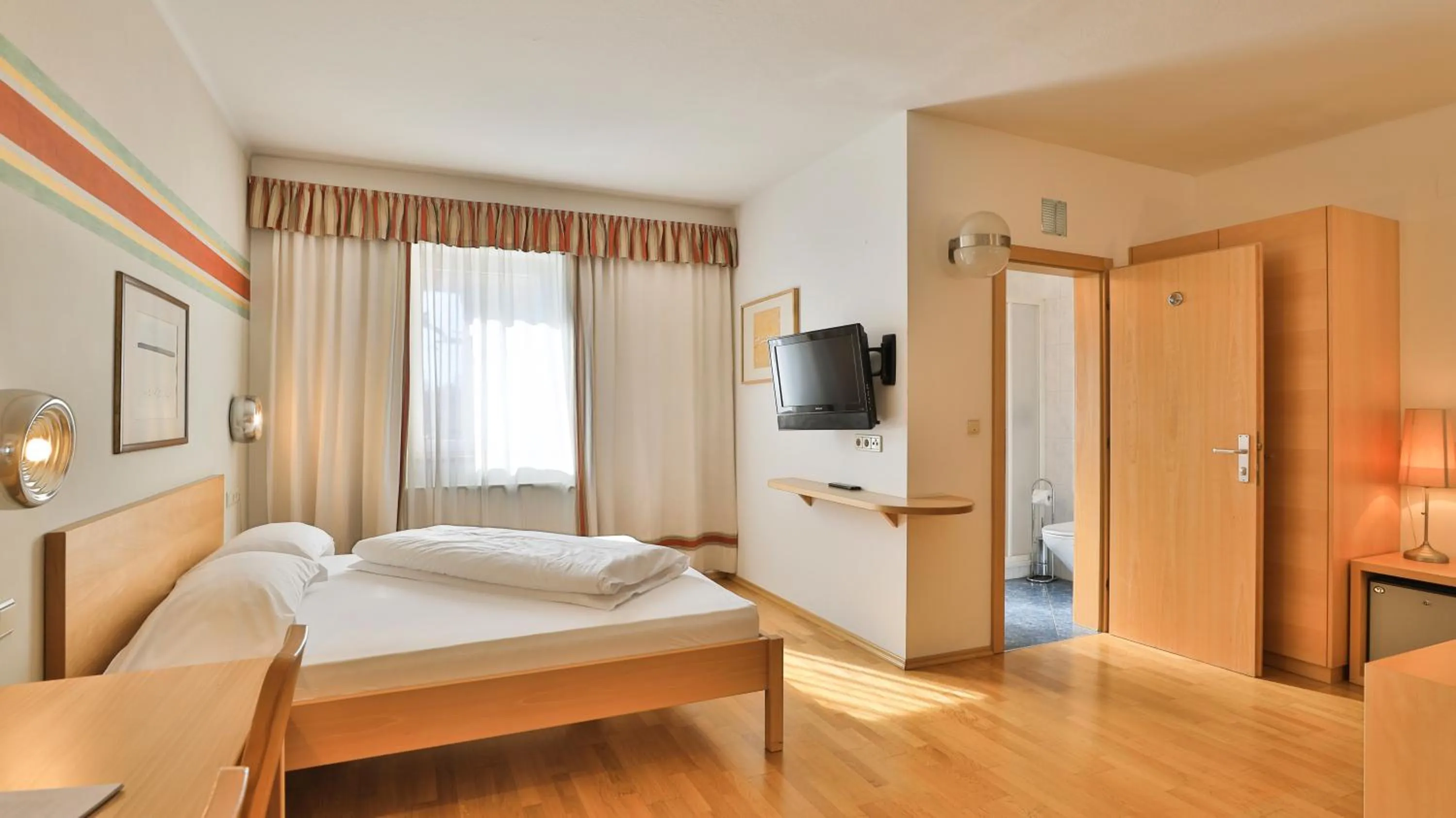 Bed in Hotel Sparerhof