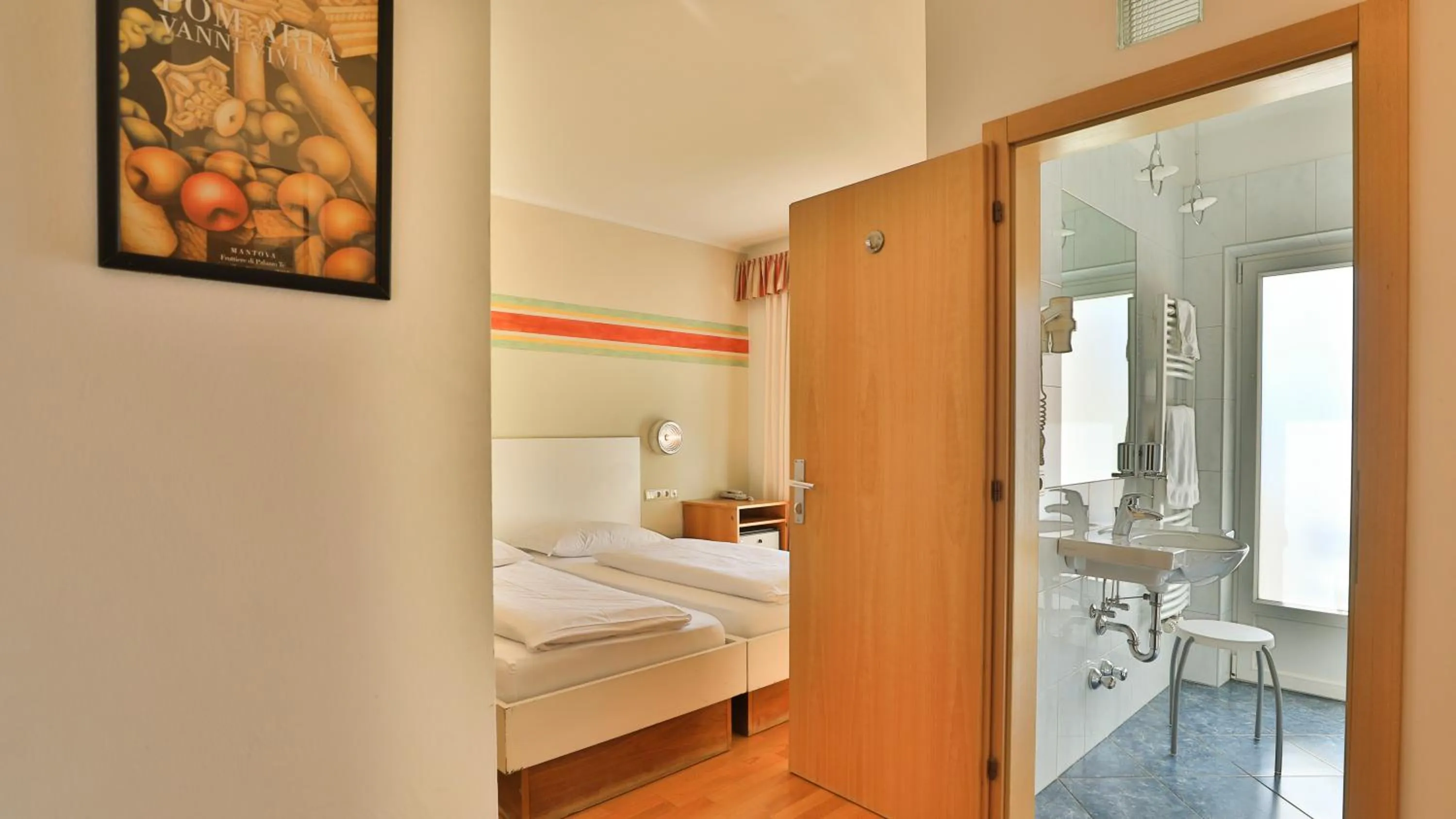 Bed in Hotel Sparerhof