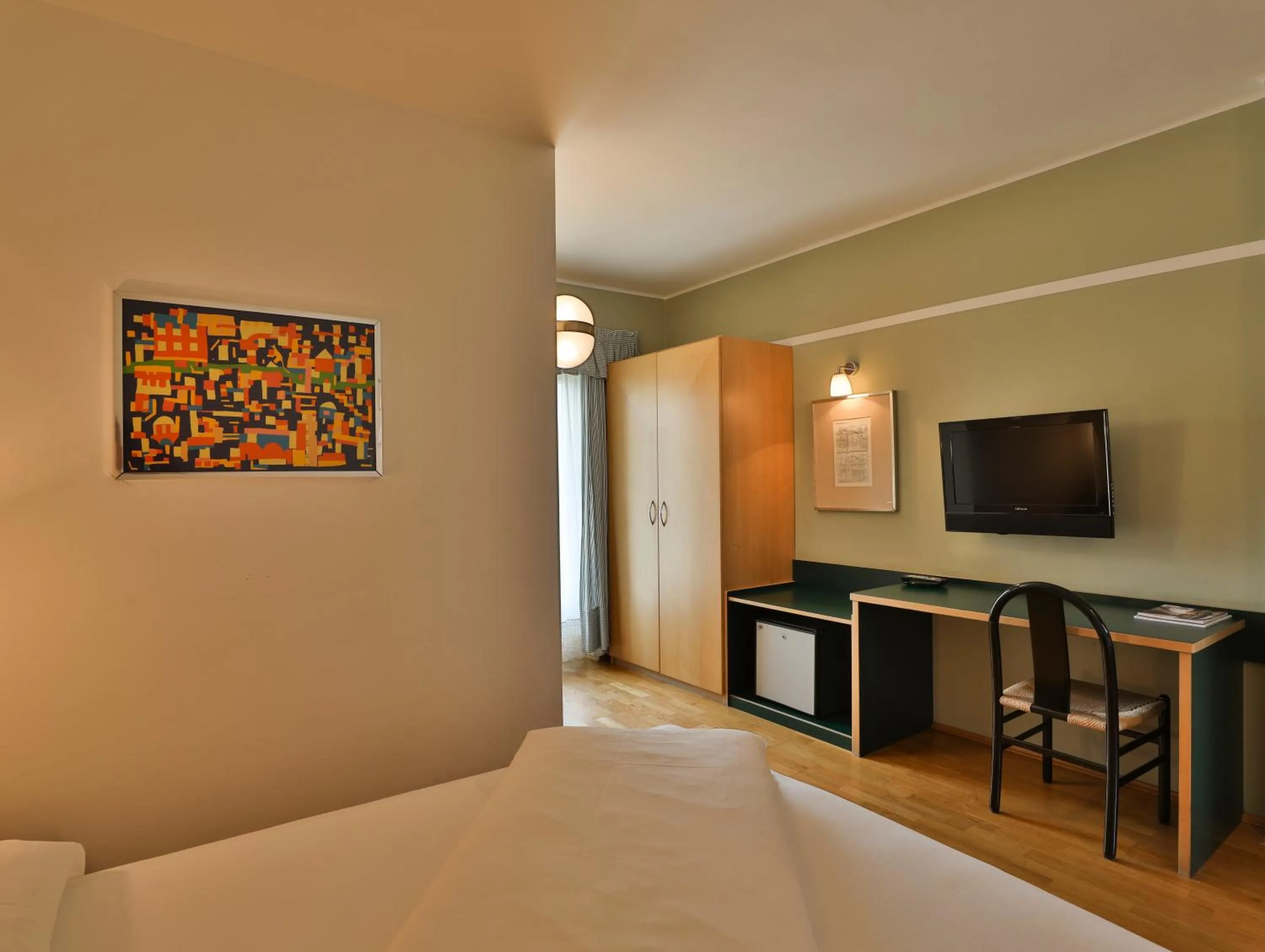 Bed in Hotel Sparerhof