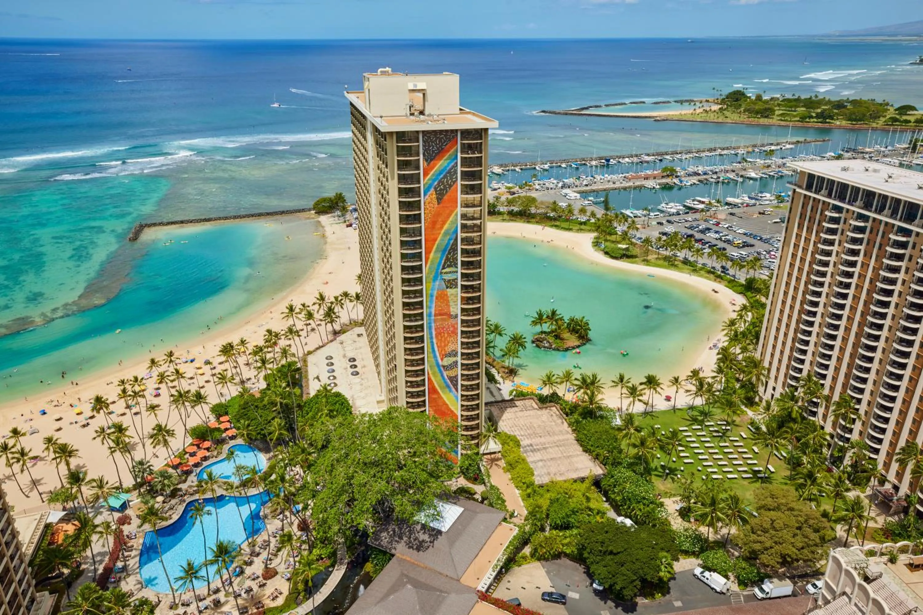 Sea view in Hilton Hawaiian Village Waikiki Beach Resort
