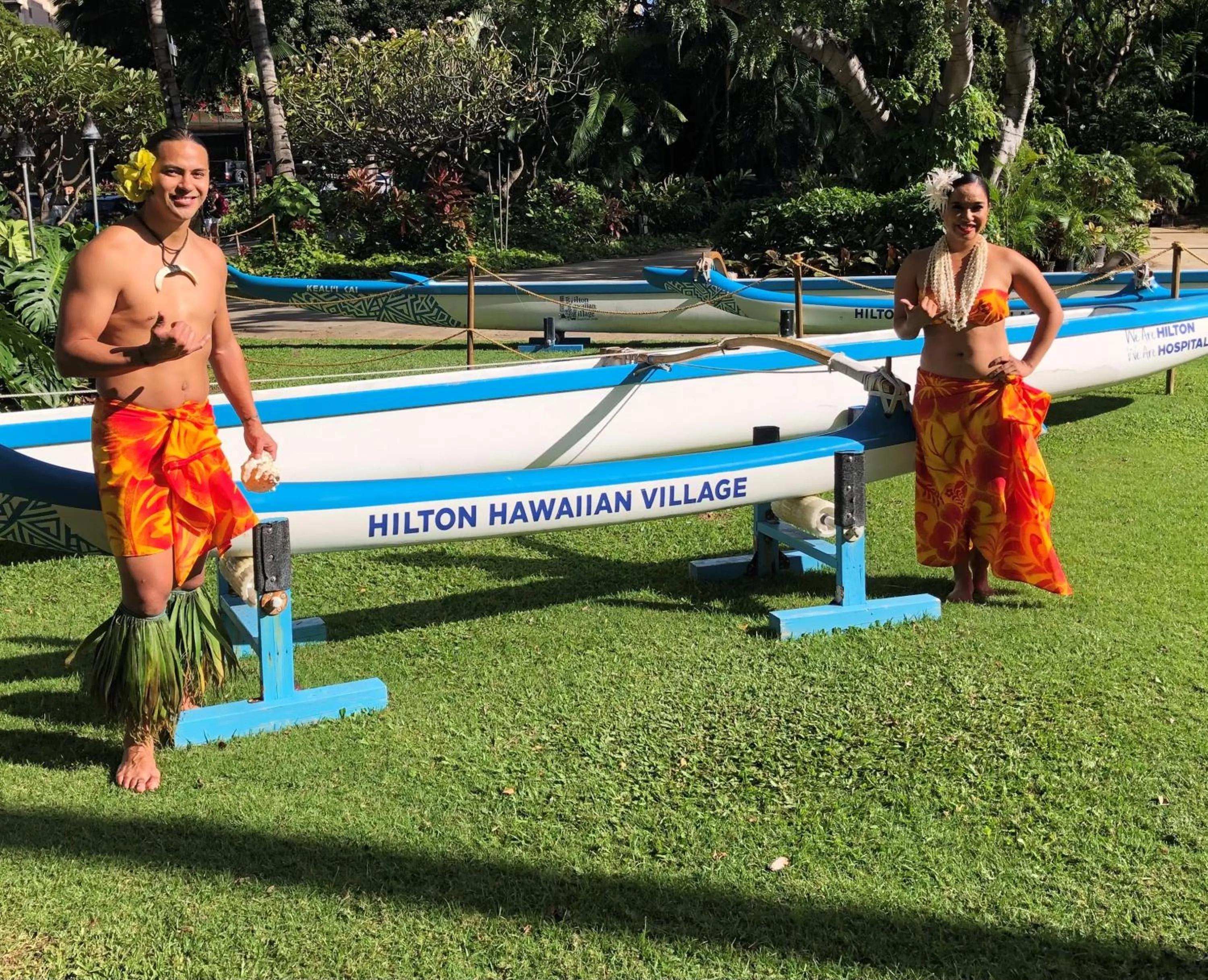 People in Hilton Hawaiian Village Waikiki Beach Resort