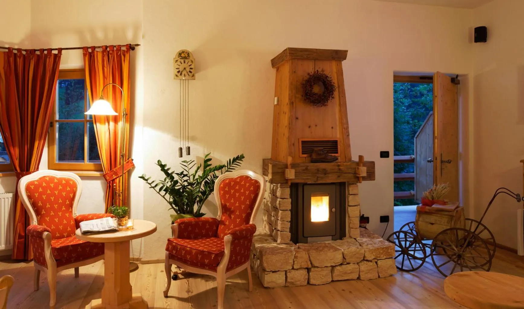 Decorative detail in Villa Ortensia