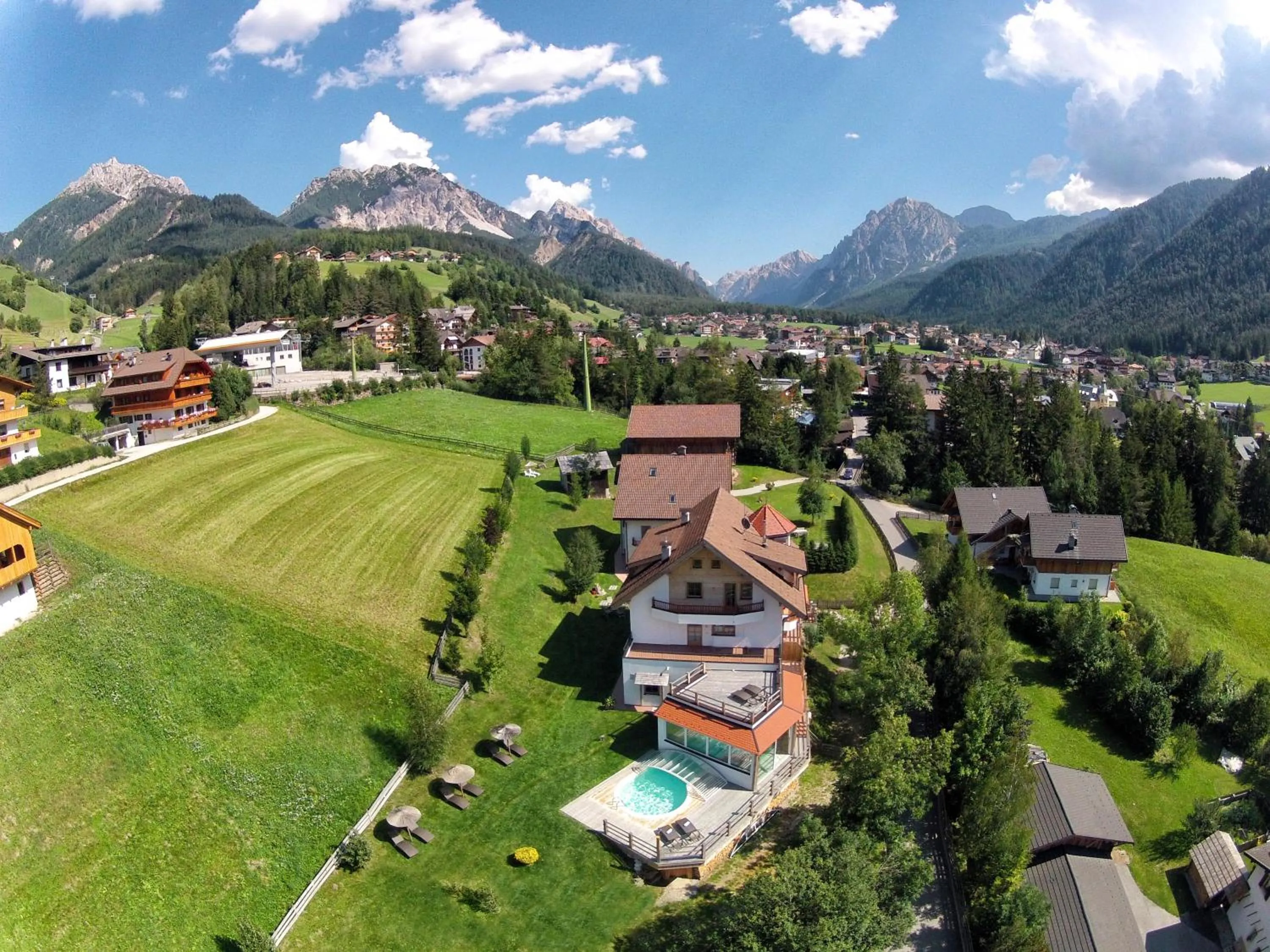 Bird's eye view in Villa Ortensia