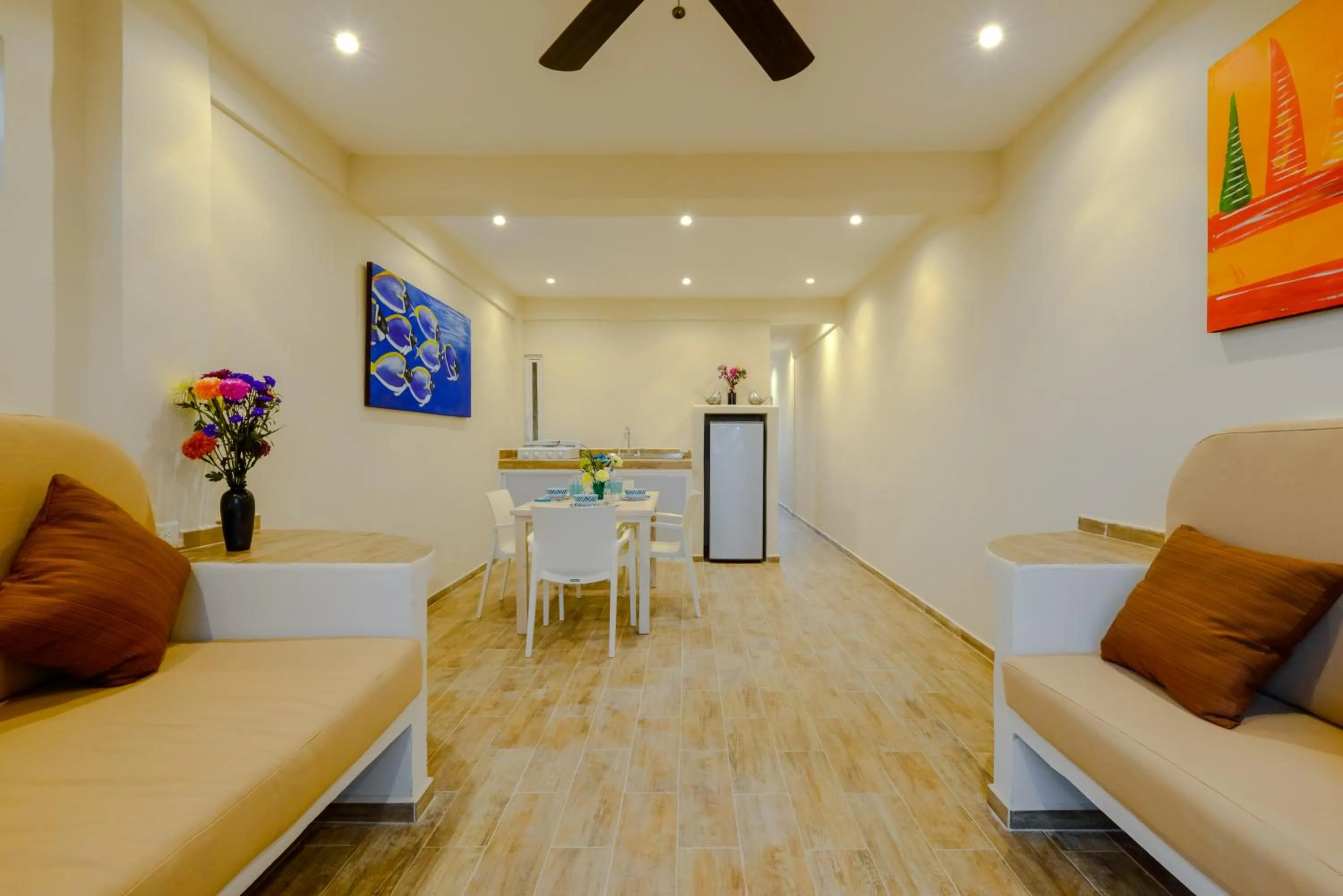 Living room in Condo Casa del Arbol