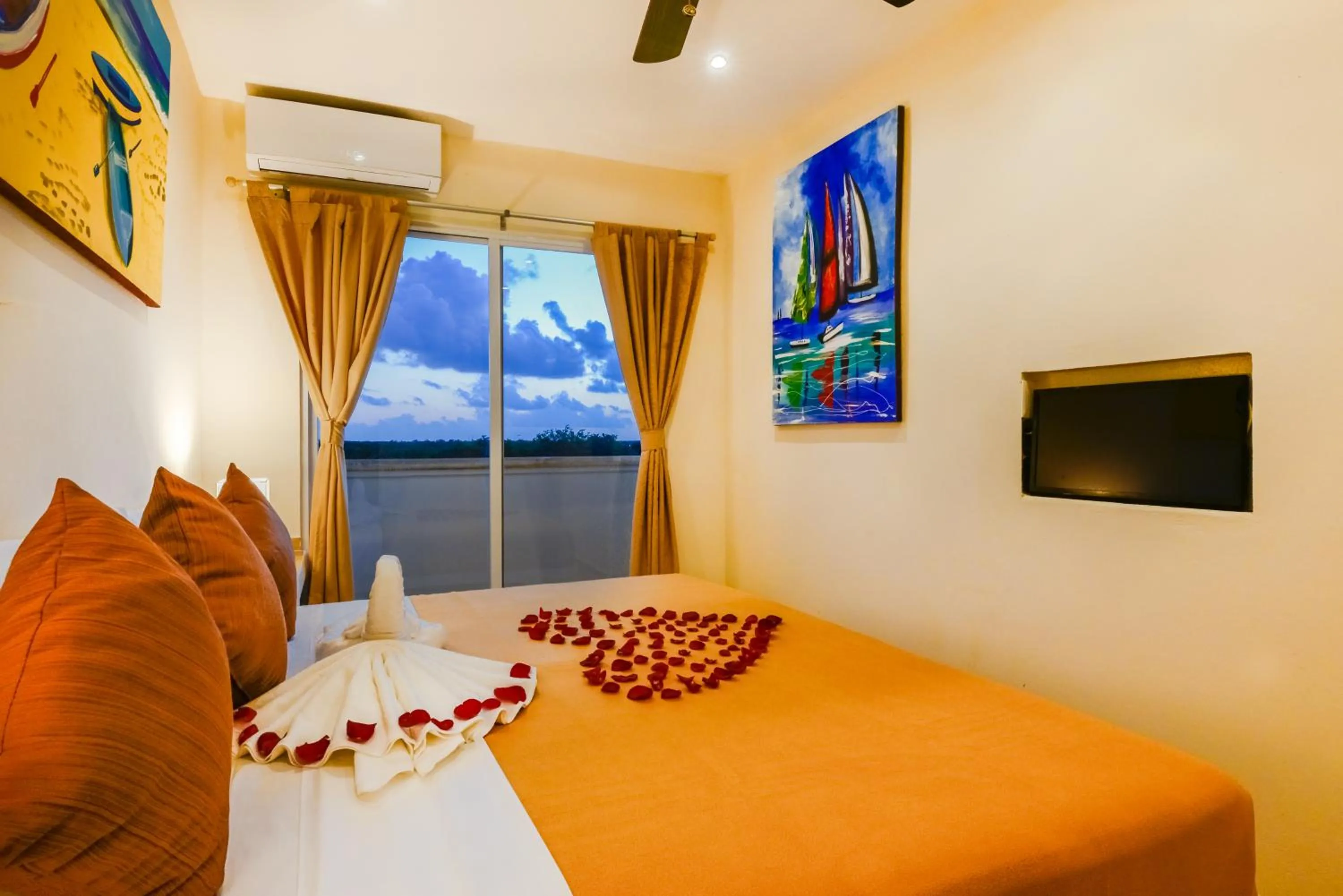 Photo of the whole room, Bed in Condo Casa del Arbol