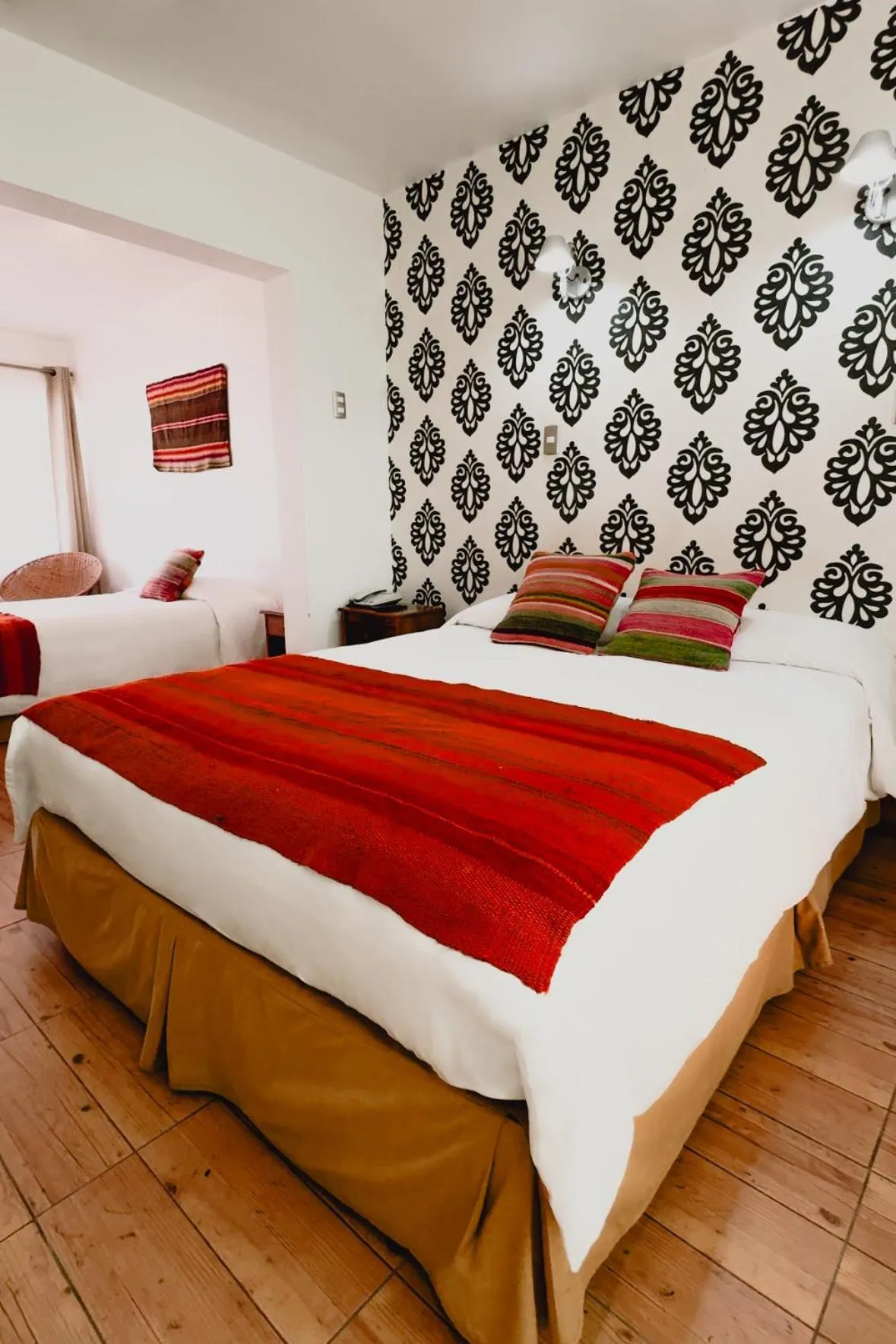 Bedroom, Bed in Hotel Avenida en Arica