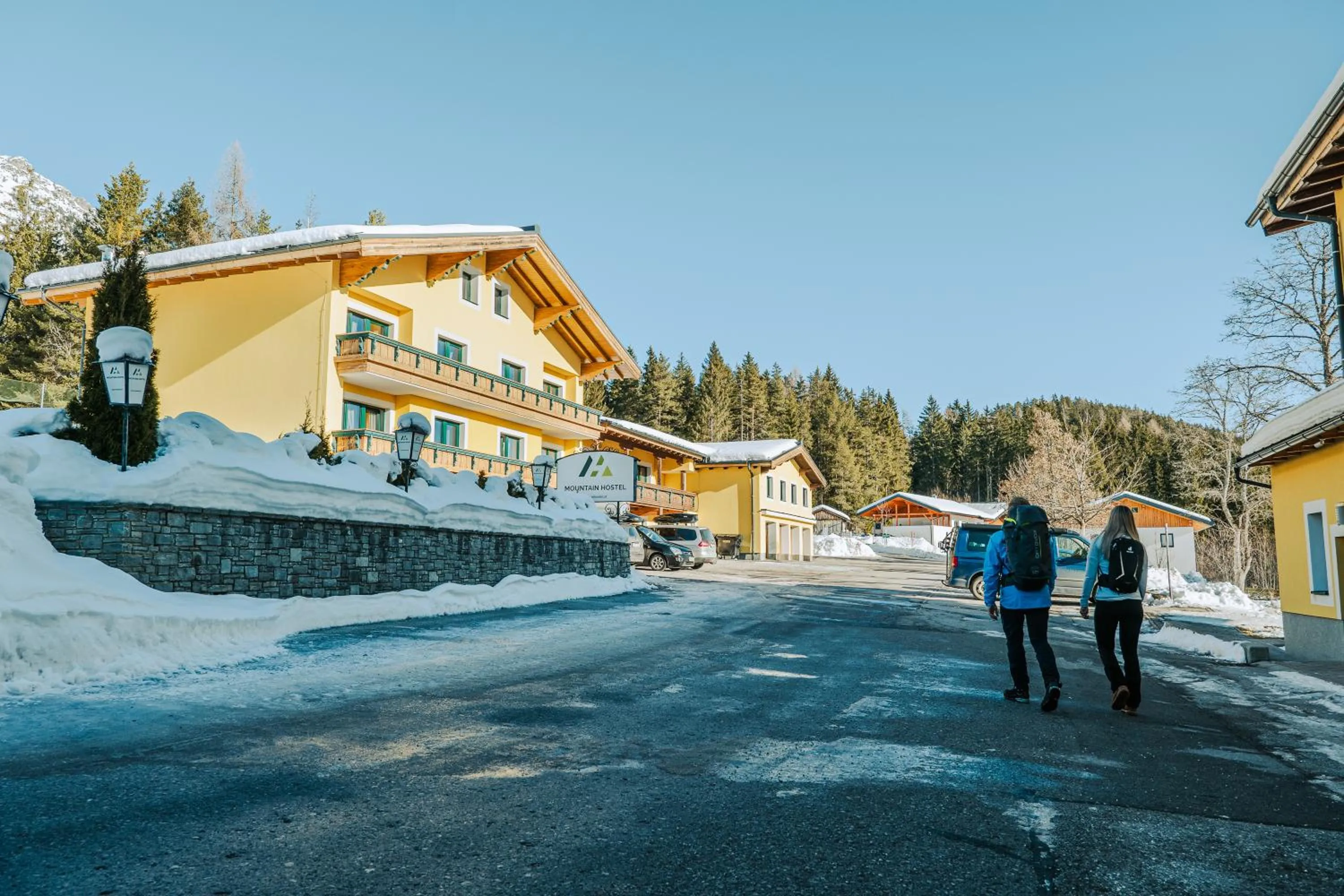 Property building in Mountain Hotel & Hostel