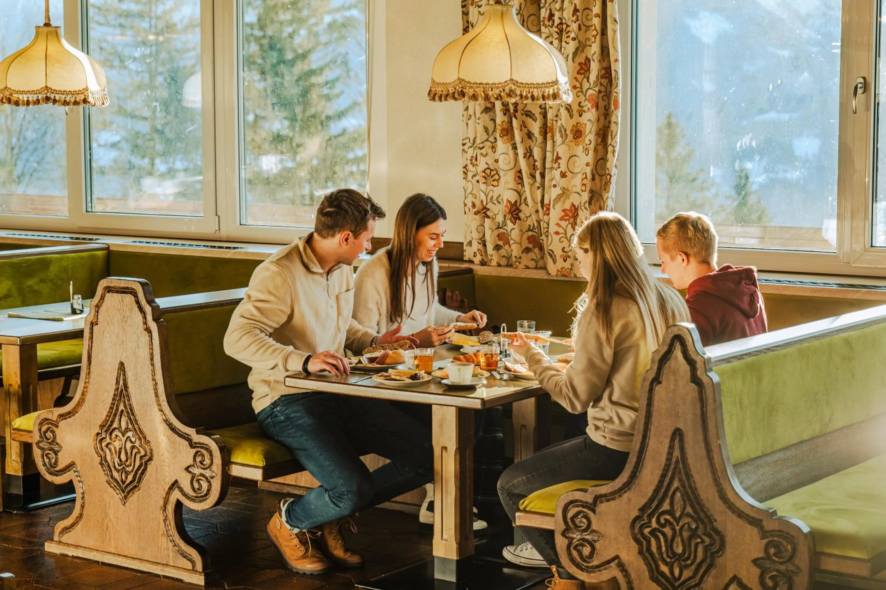 People in Mountain Hotel & Hostel