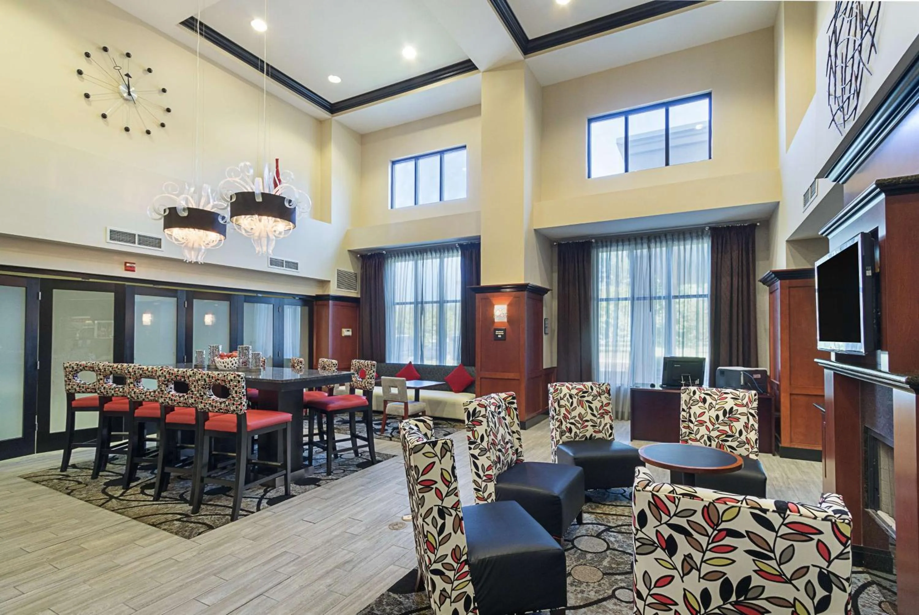 Lobby or reception in Hampton Inn and Suites Indianapolis/Brownsburg