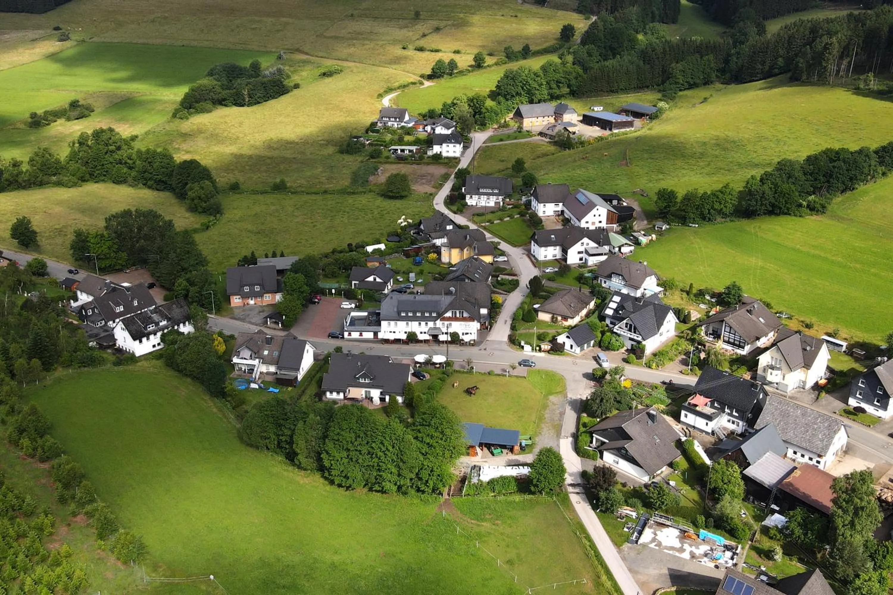Natural landscape in Landhaus Lenneper-Führt