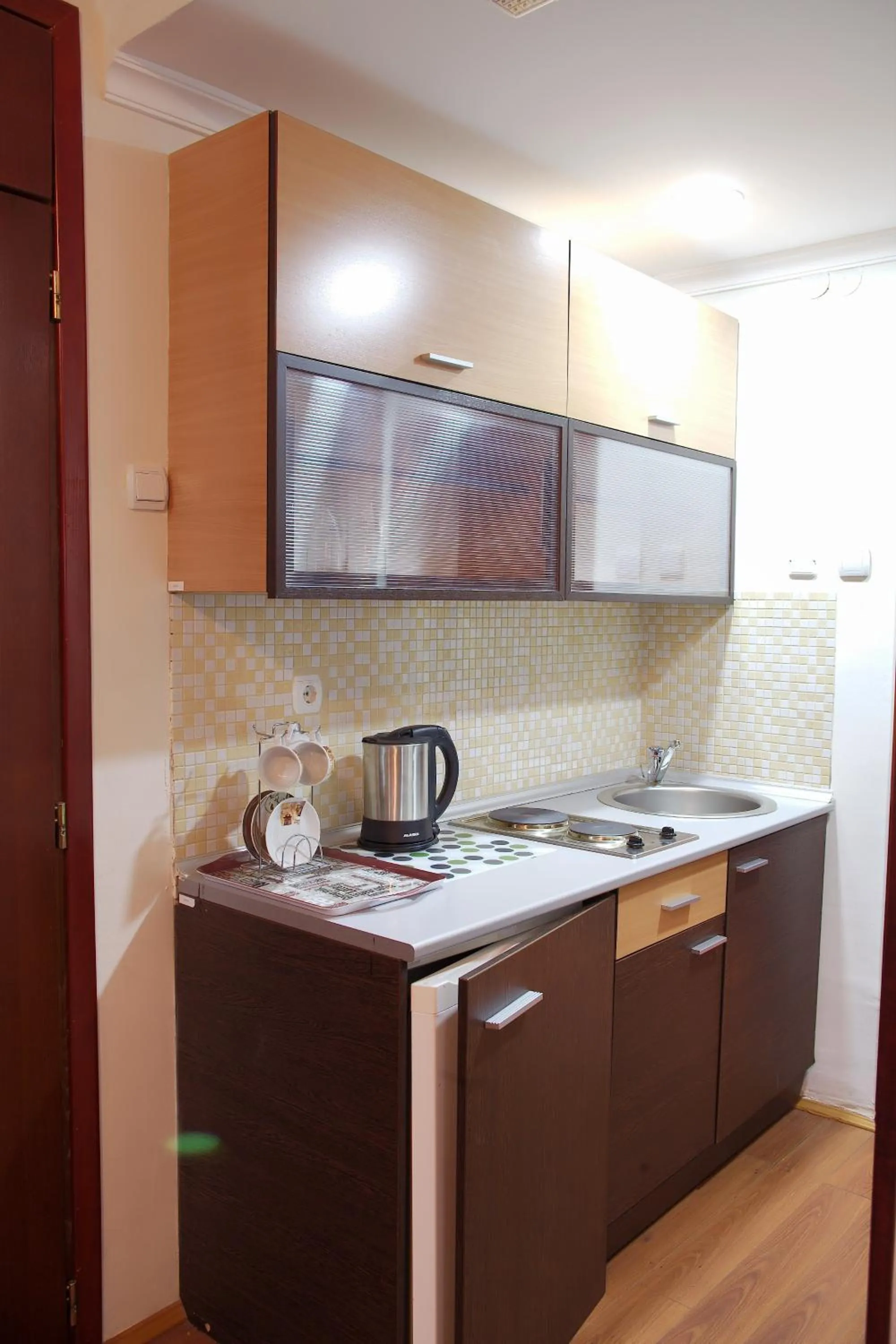 Kitchen or kitchenette in Hotel Junior
