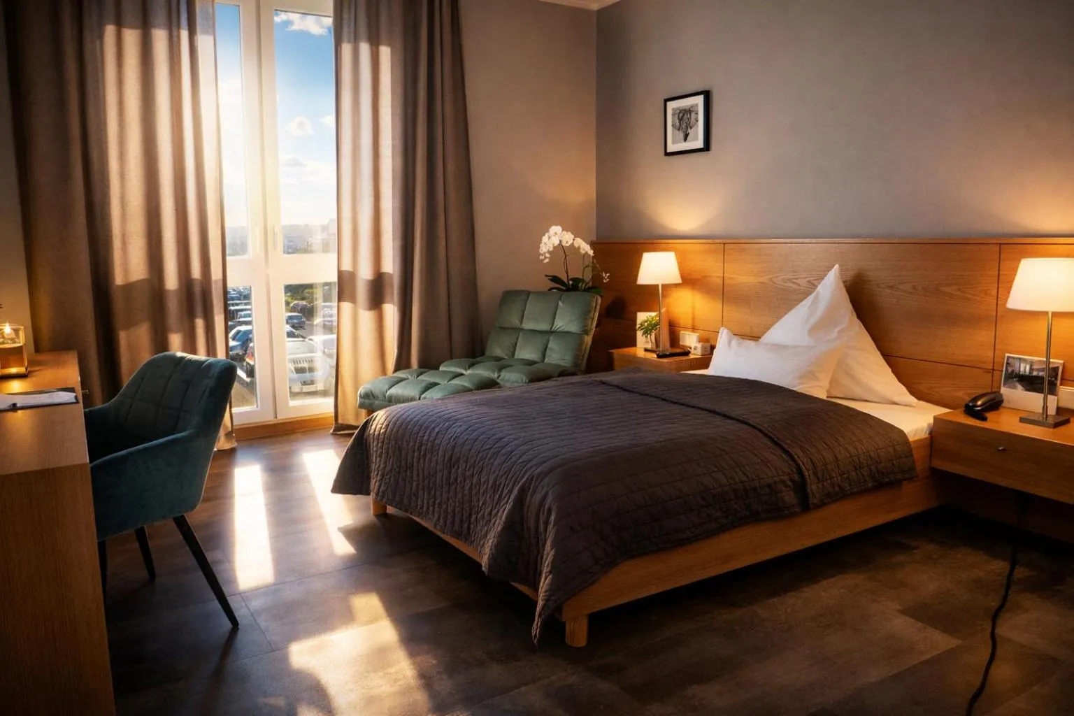 Photo of the whole room, Bed in Hotel Sonne