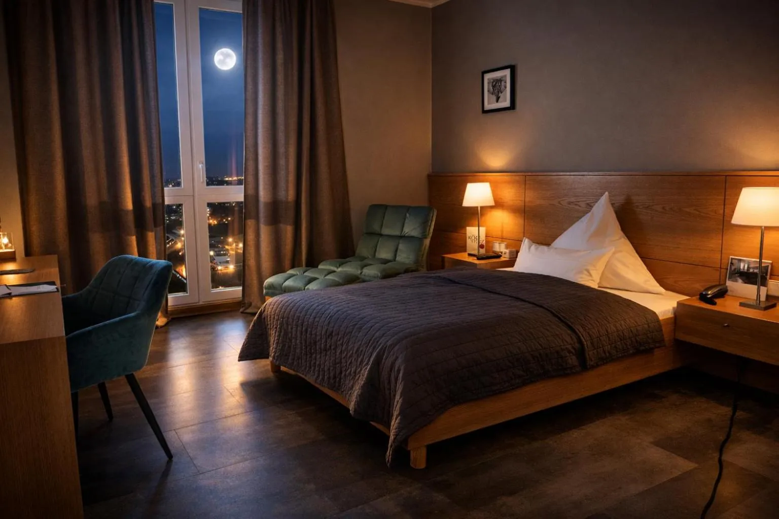 Photo of the whole room, Bed in Hotel Sonne