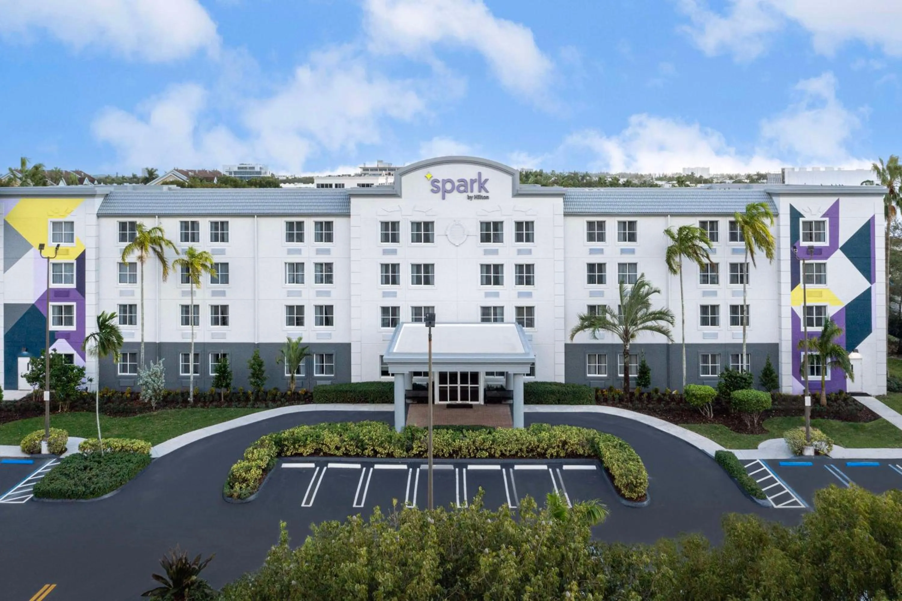 Property building in Spark by Hilton Miami Doral
