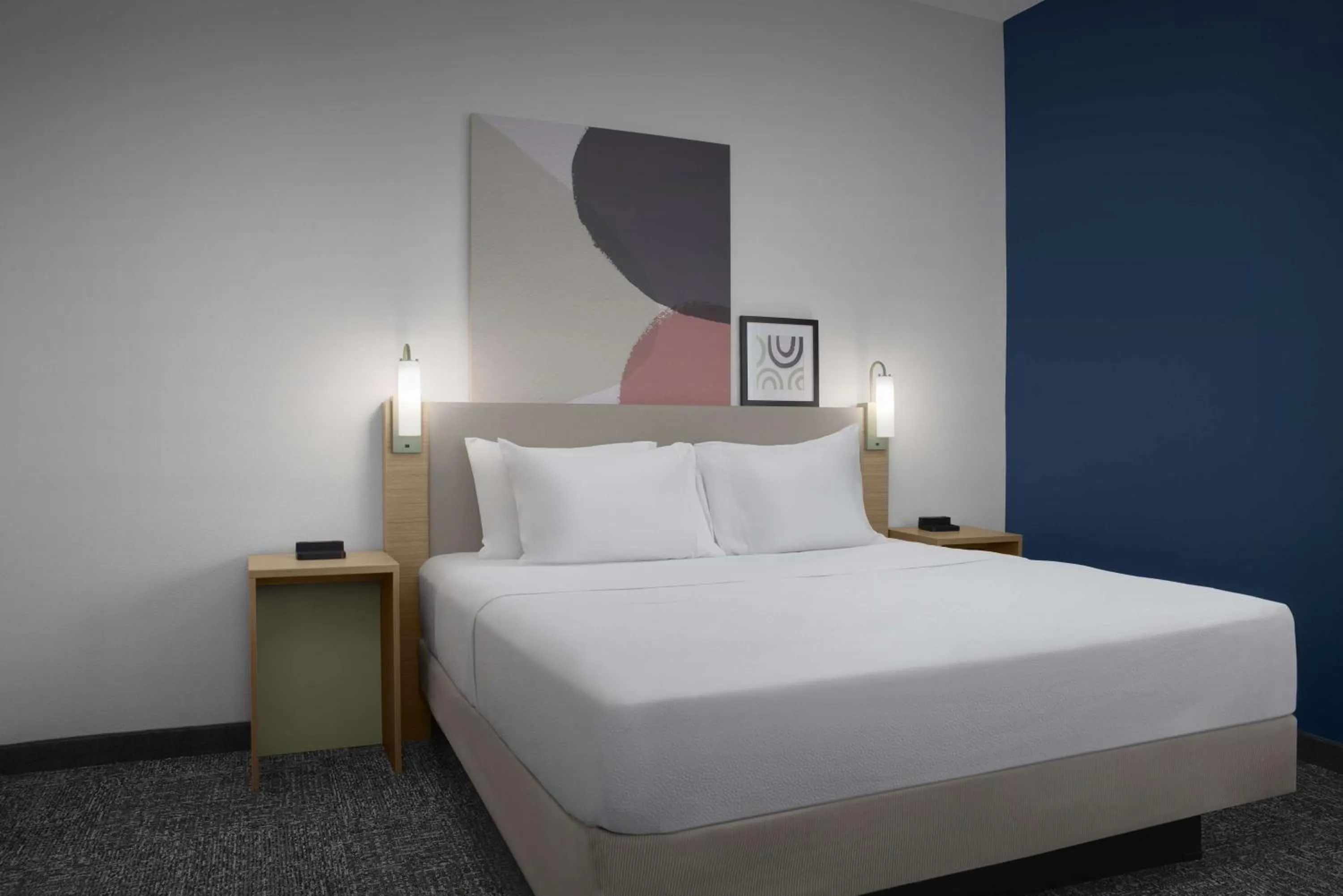 Bed in Spark by Hilton Miami Doral