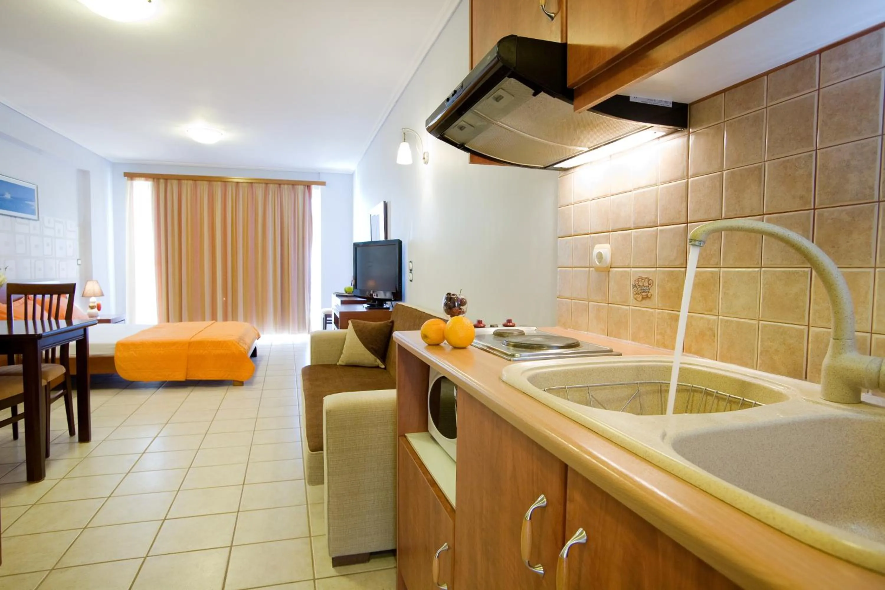 Day, Bed in Hotel Grand Nefeli