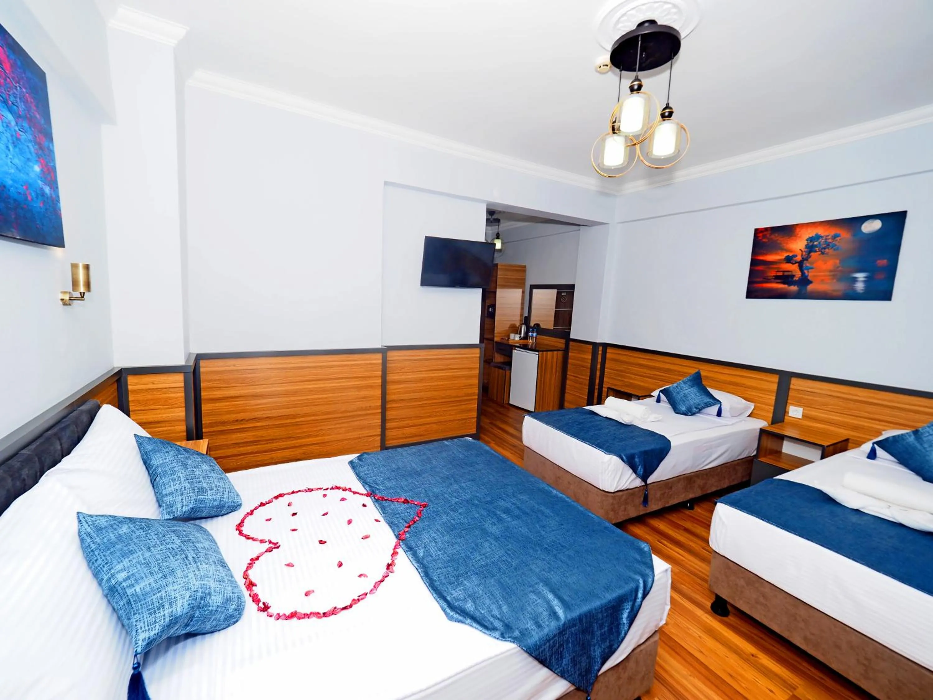 TV and multimedia, Bed in Arges old city hotel