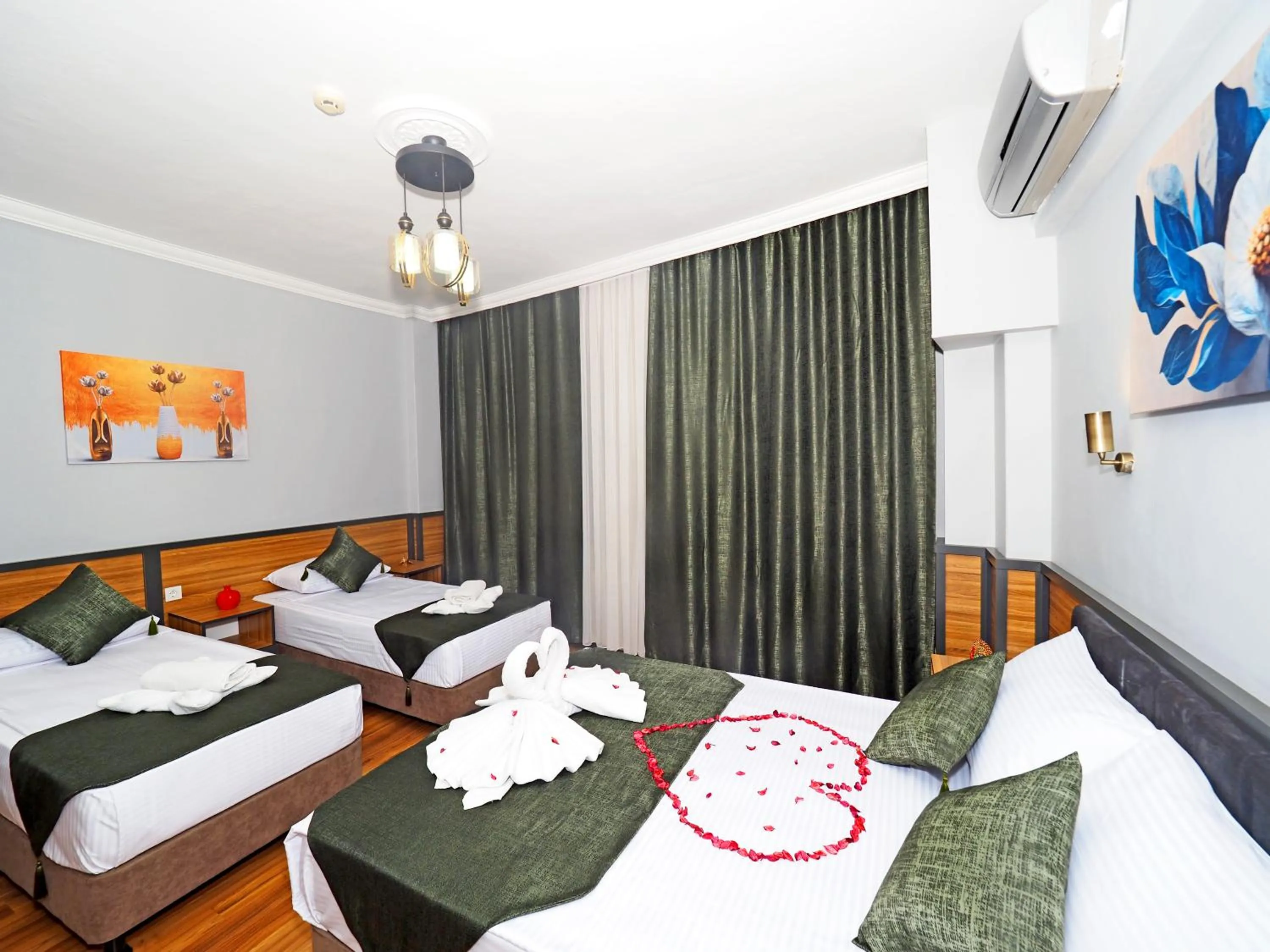 Bed in Arges old city hotel