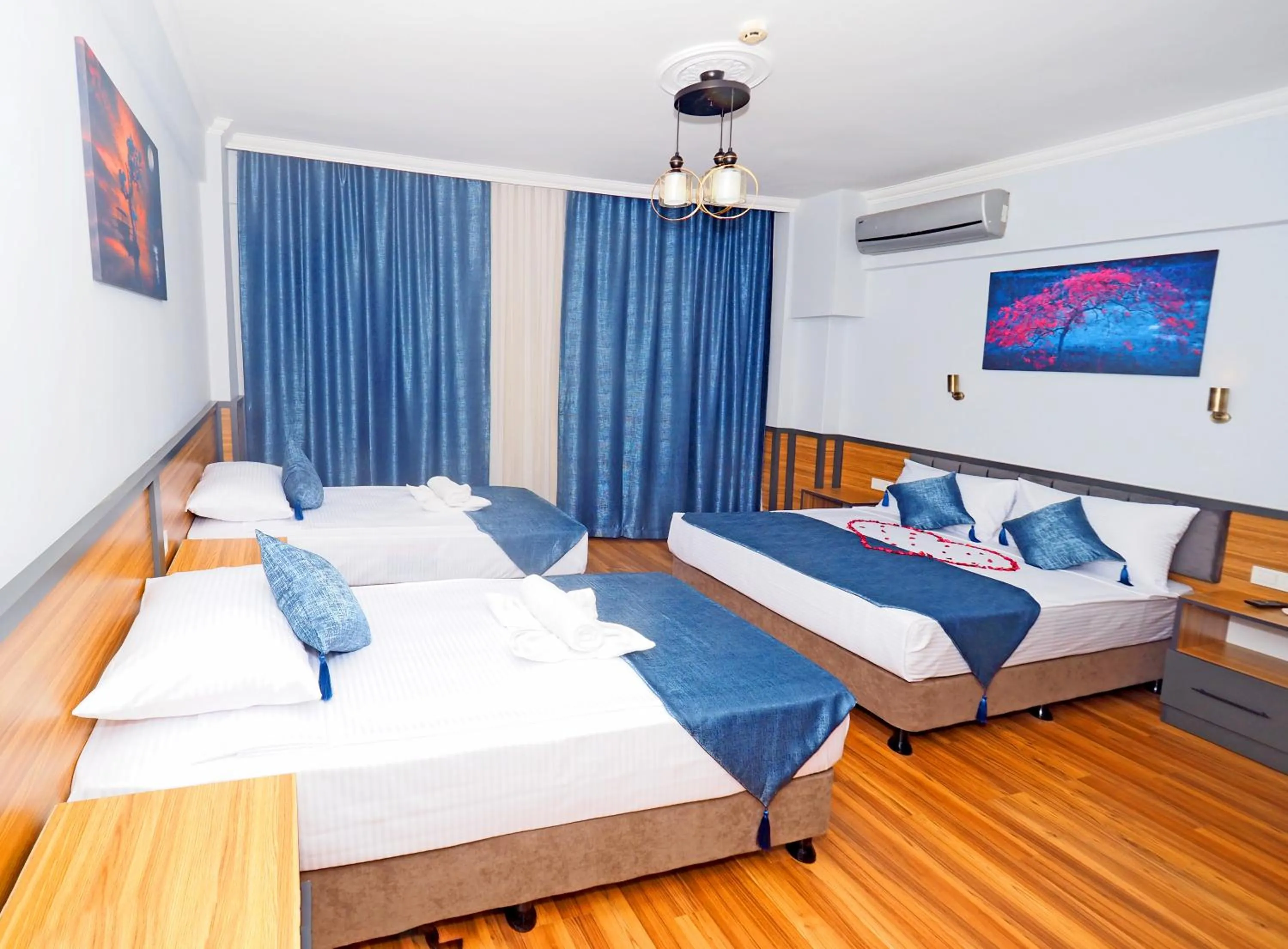 Bed in Arges old city hotel