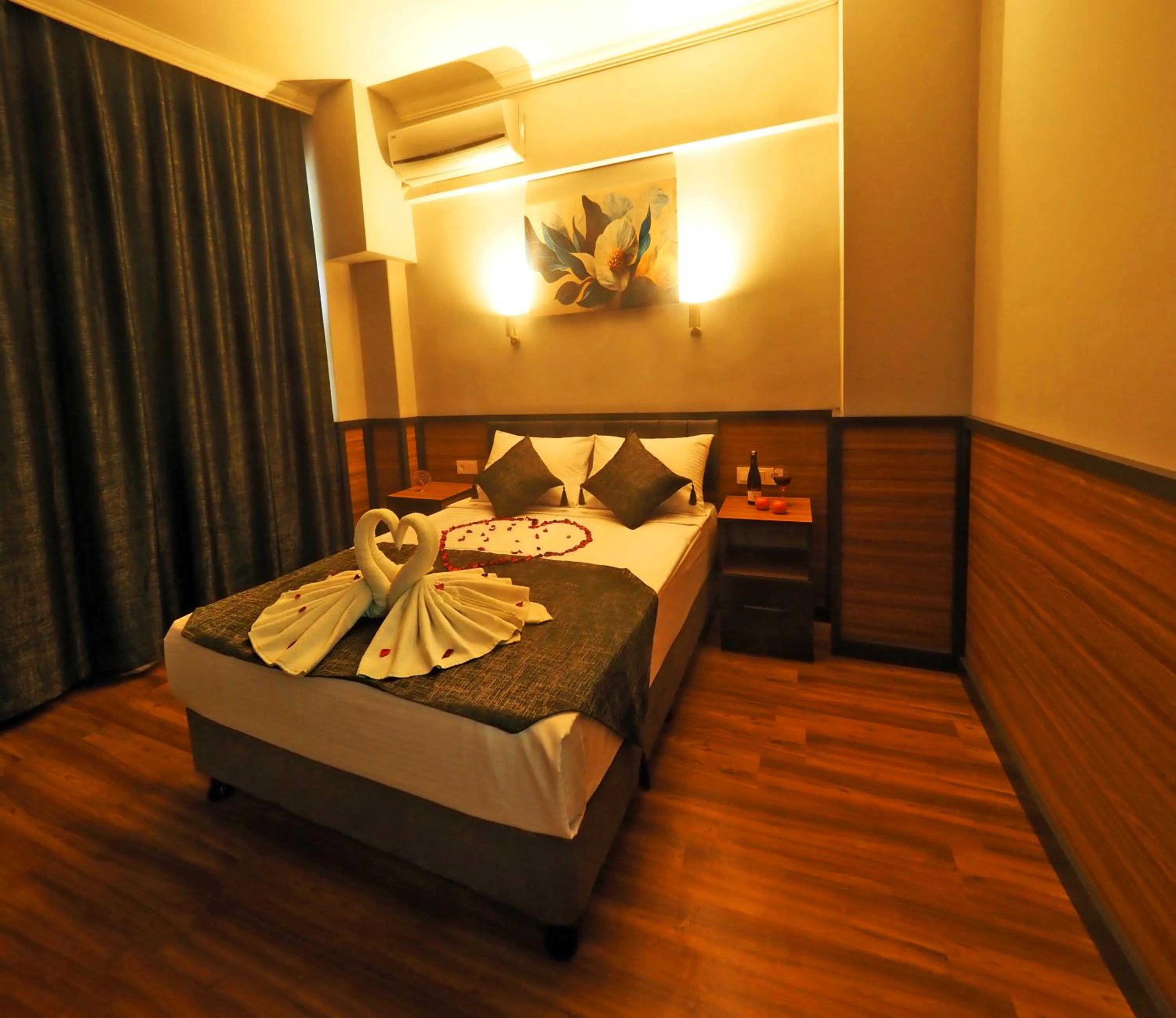 Bed in Arges old city hotel