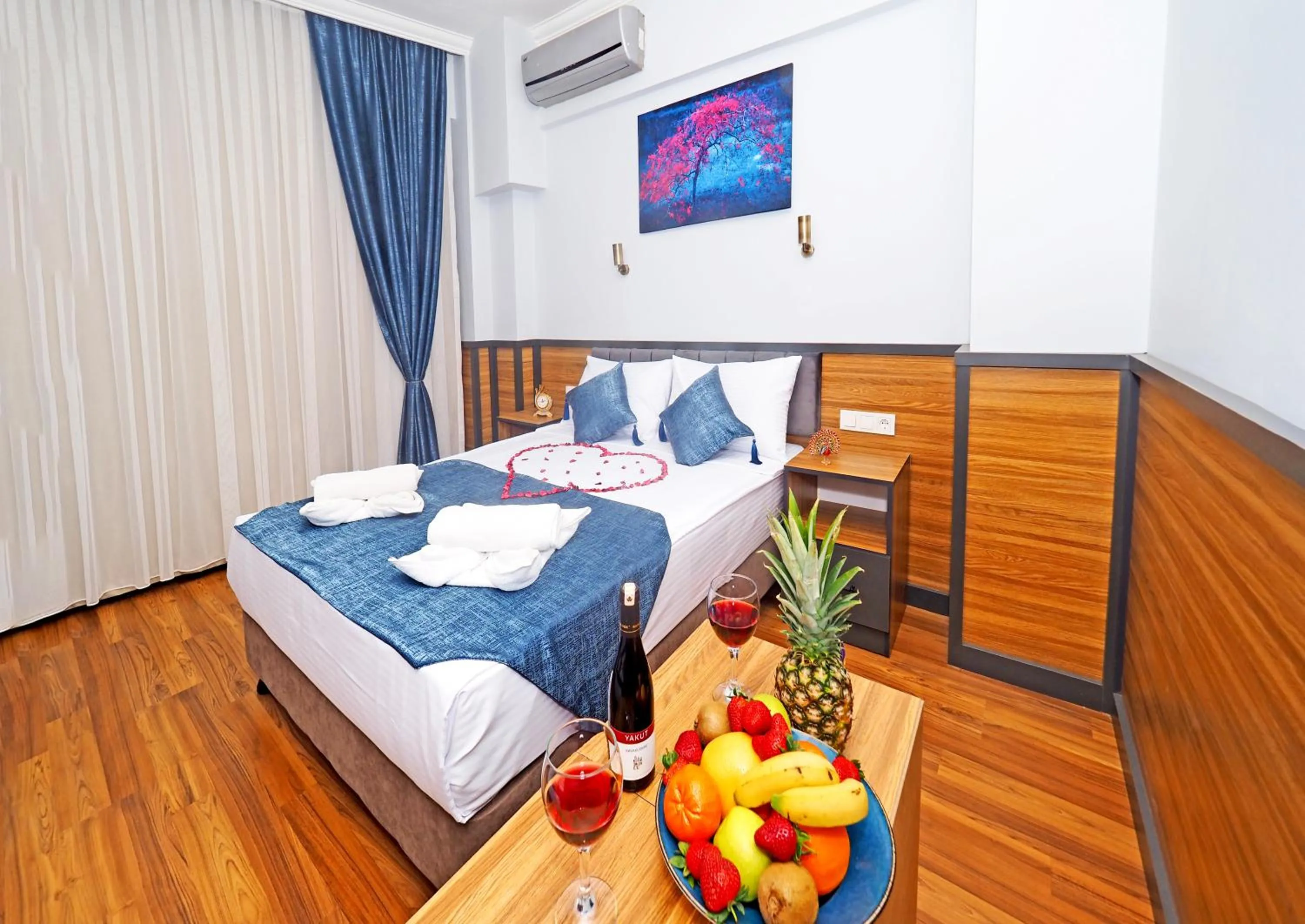 Bed in Arges old city hotel