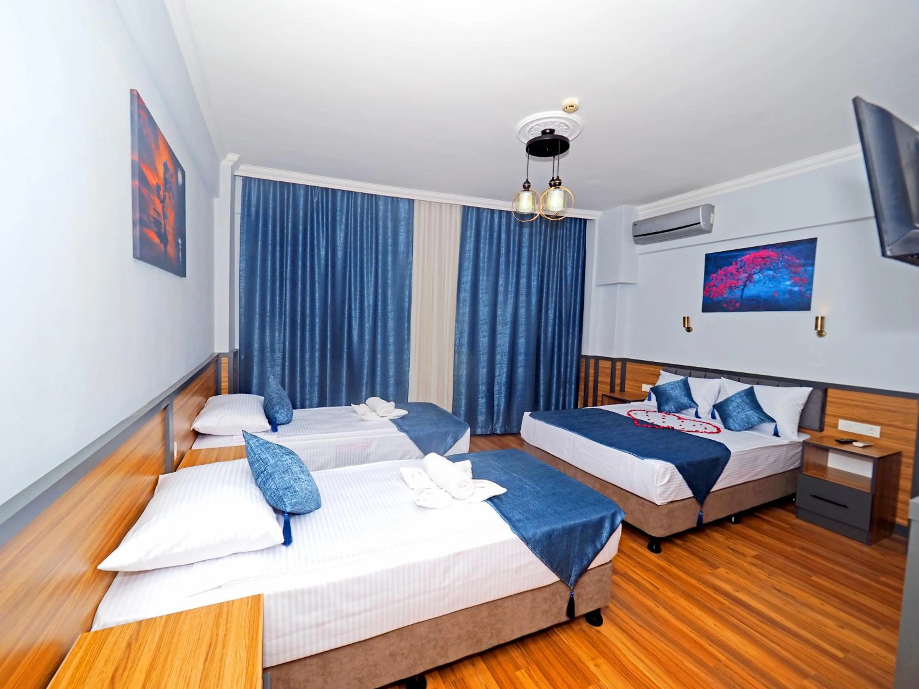 Bed in Arges old city hotel