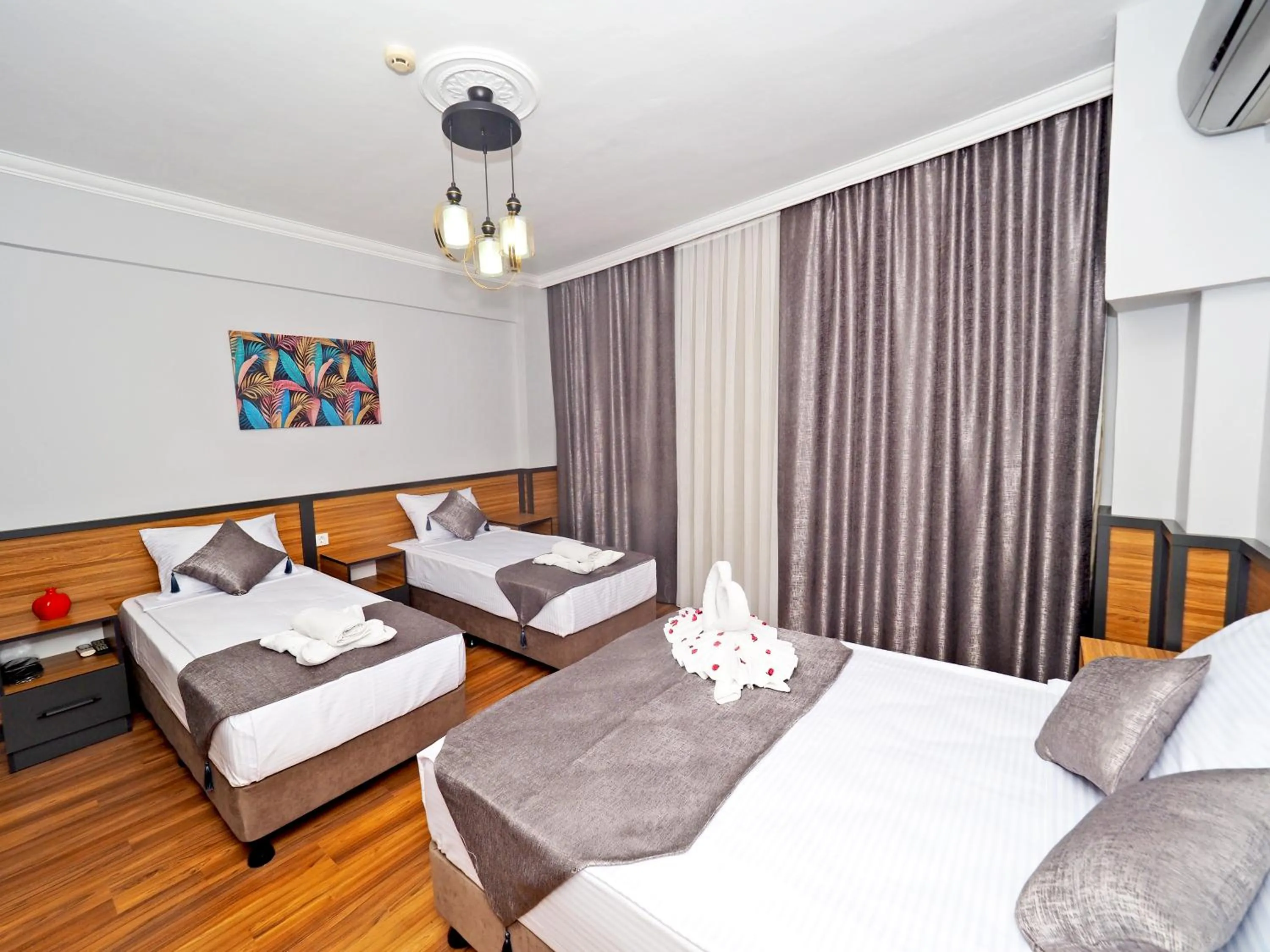 Bed in Arges old city hotel