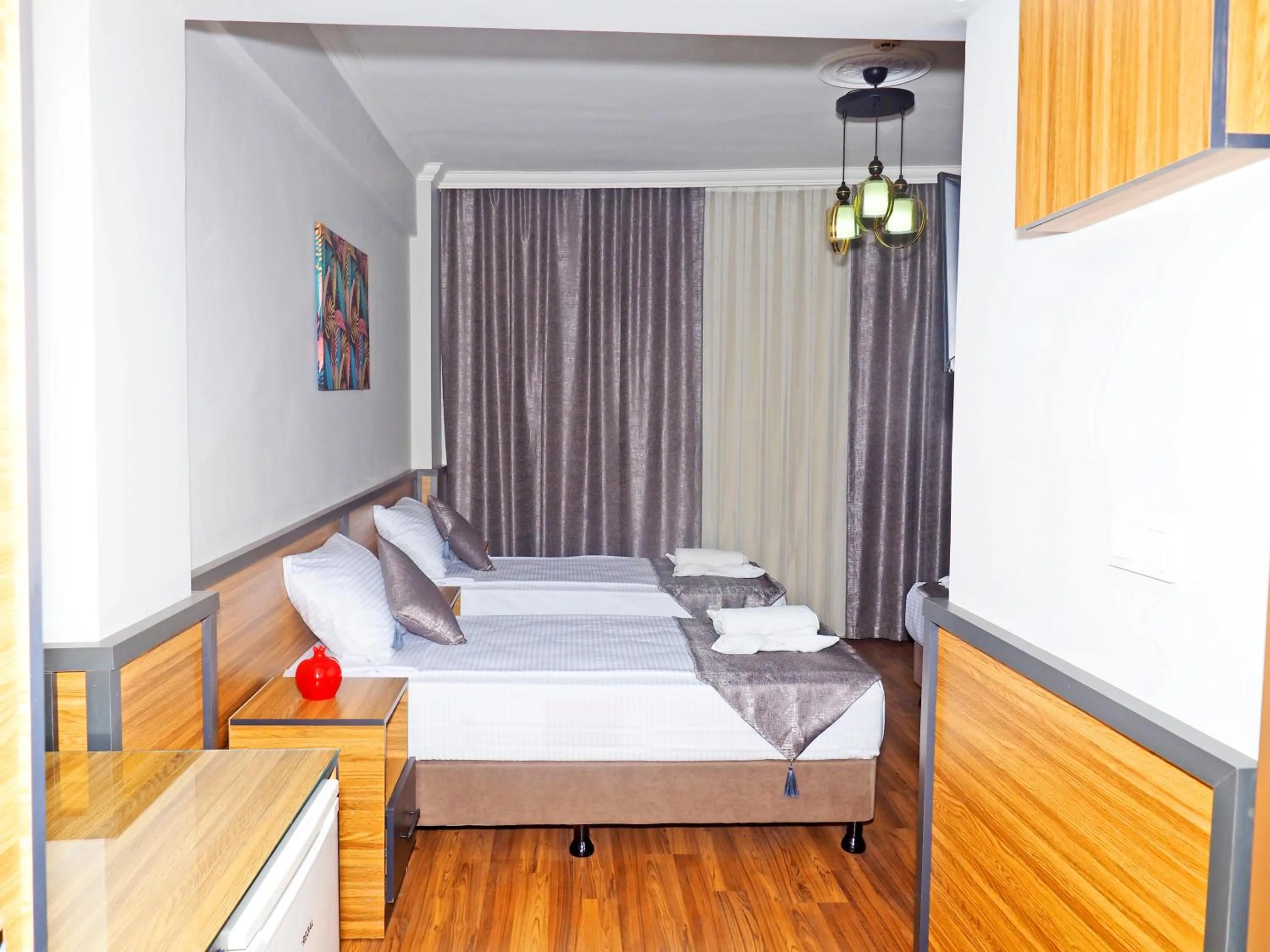 Bed in Arges old city hotel