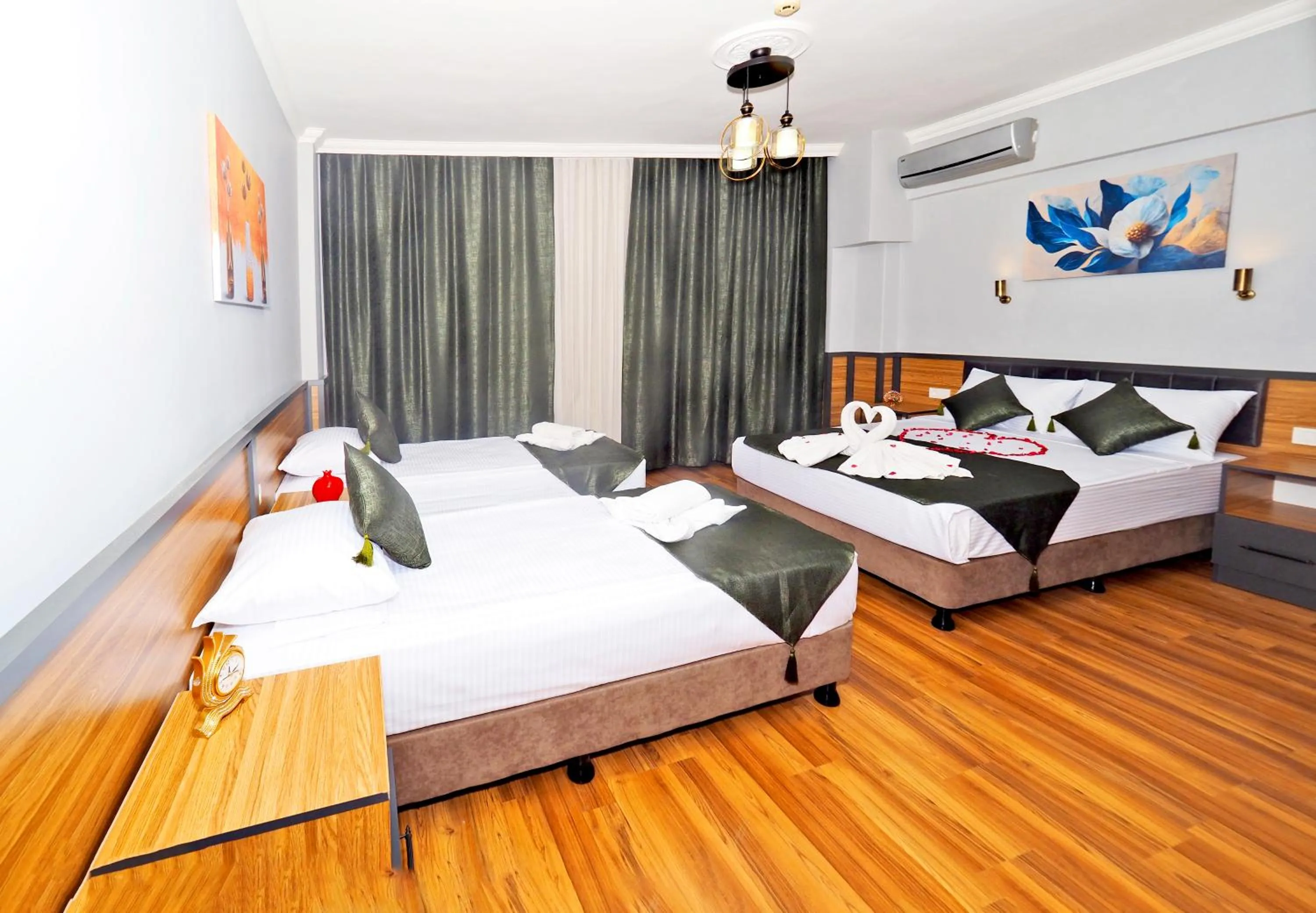 Bed in Arges old city hotel