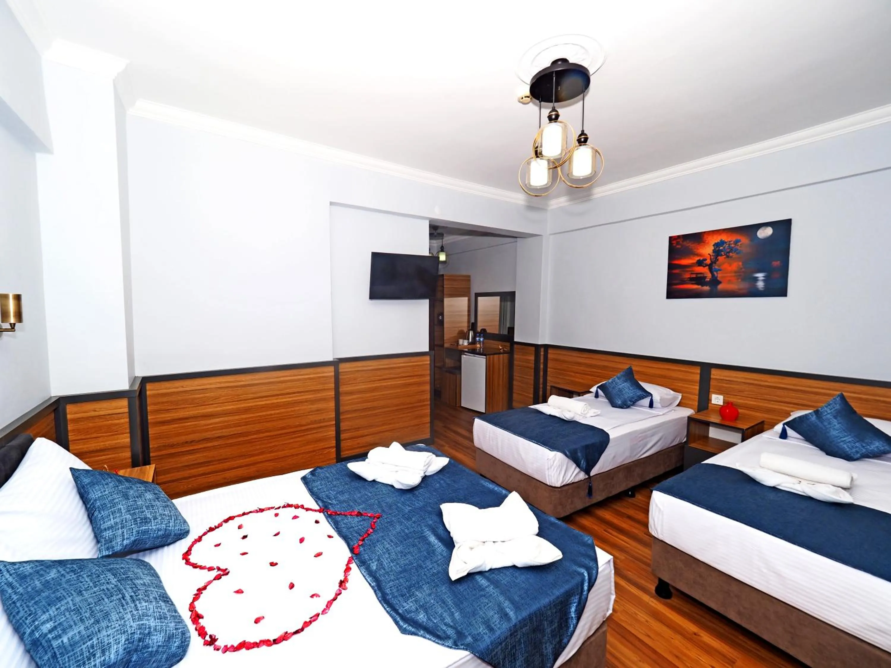 Bed in Arges old city hotel