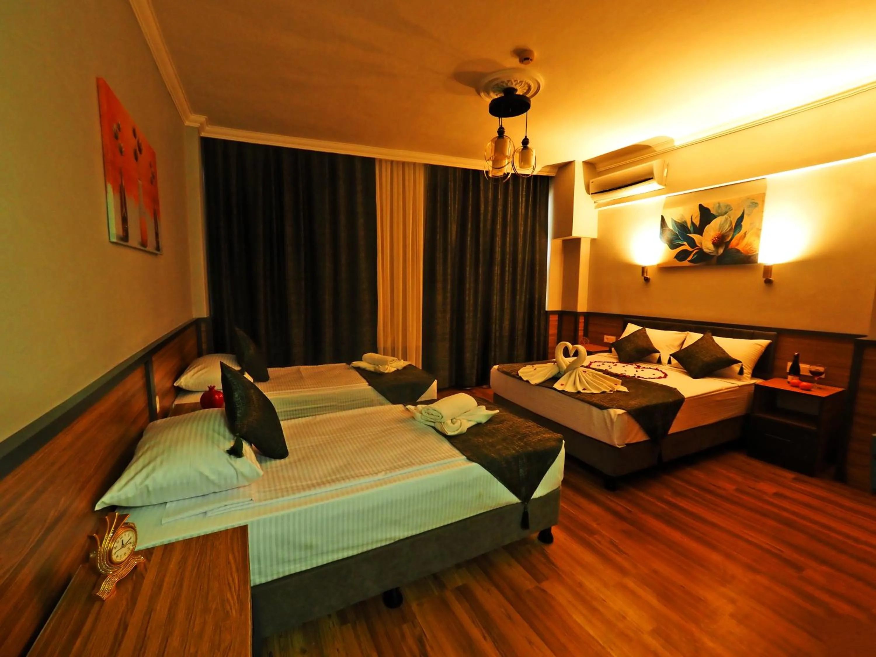 Bed in Arges old city hotel